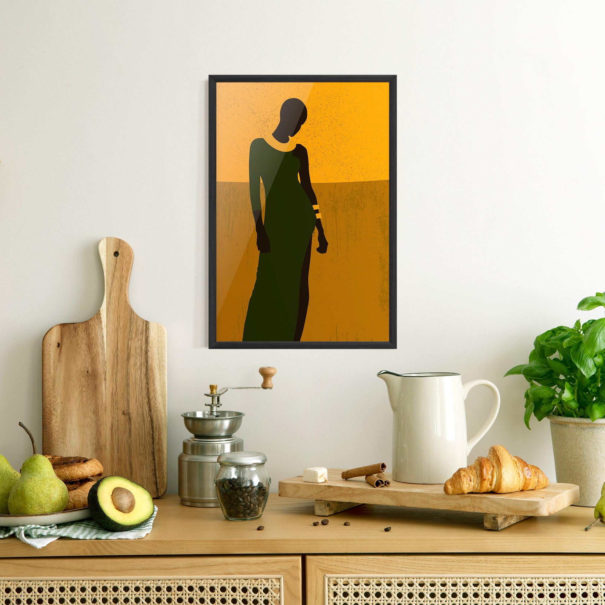 Poster Înrămat African Dress mockup 8