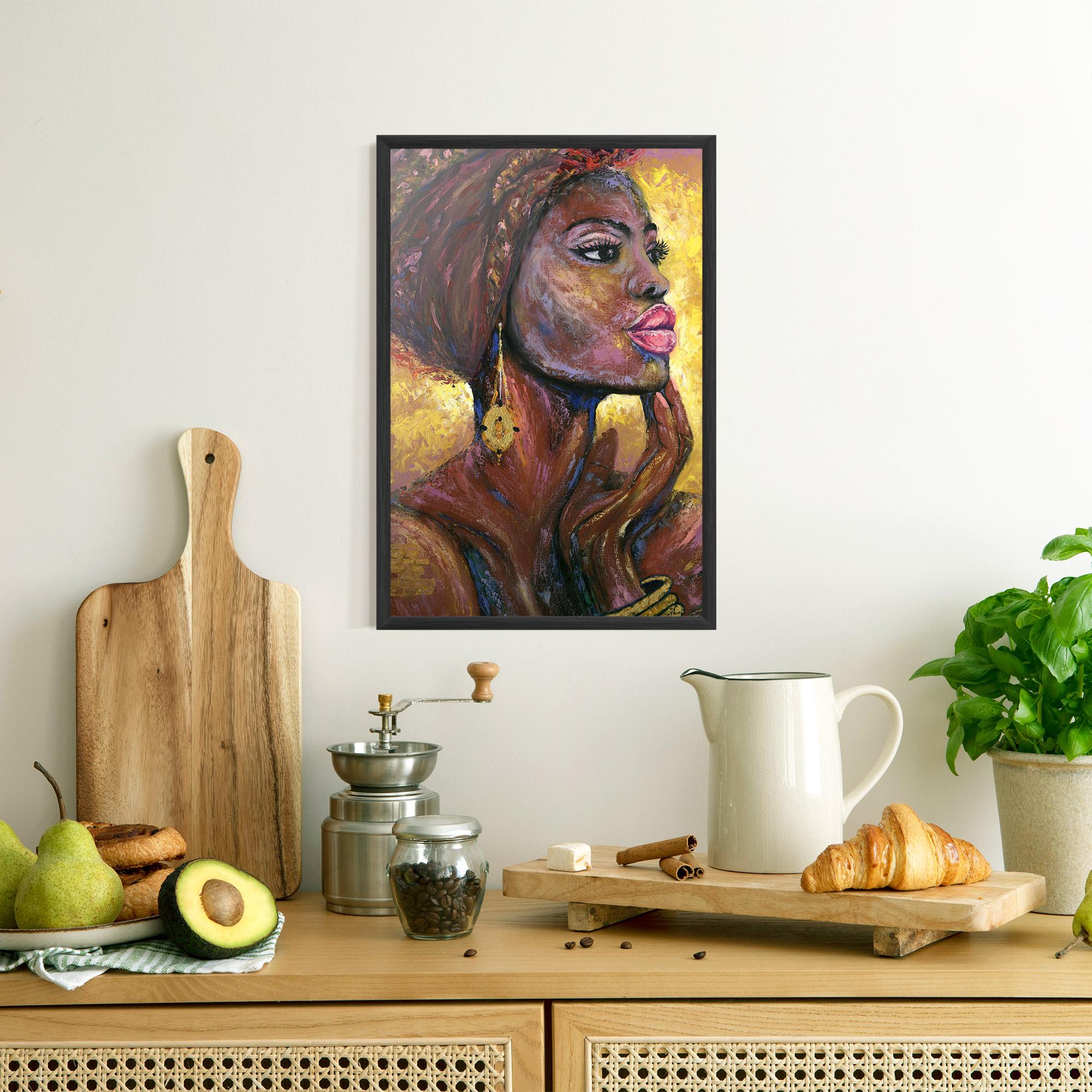 Poster Înrămat African Women mockup 8