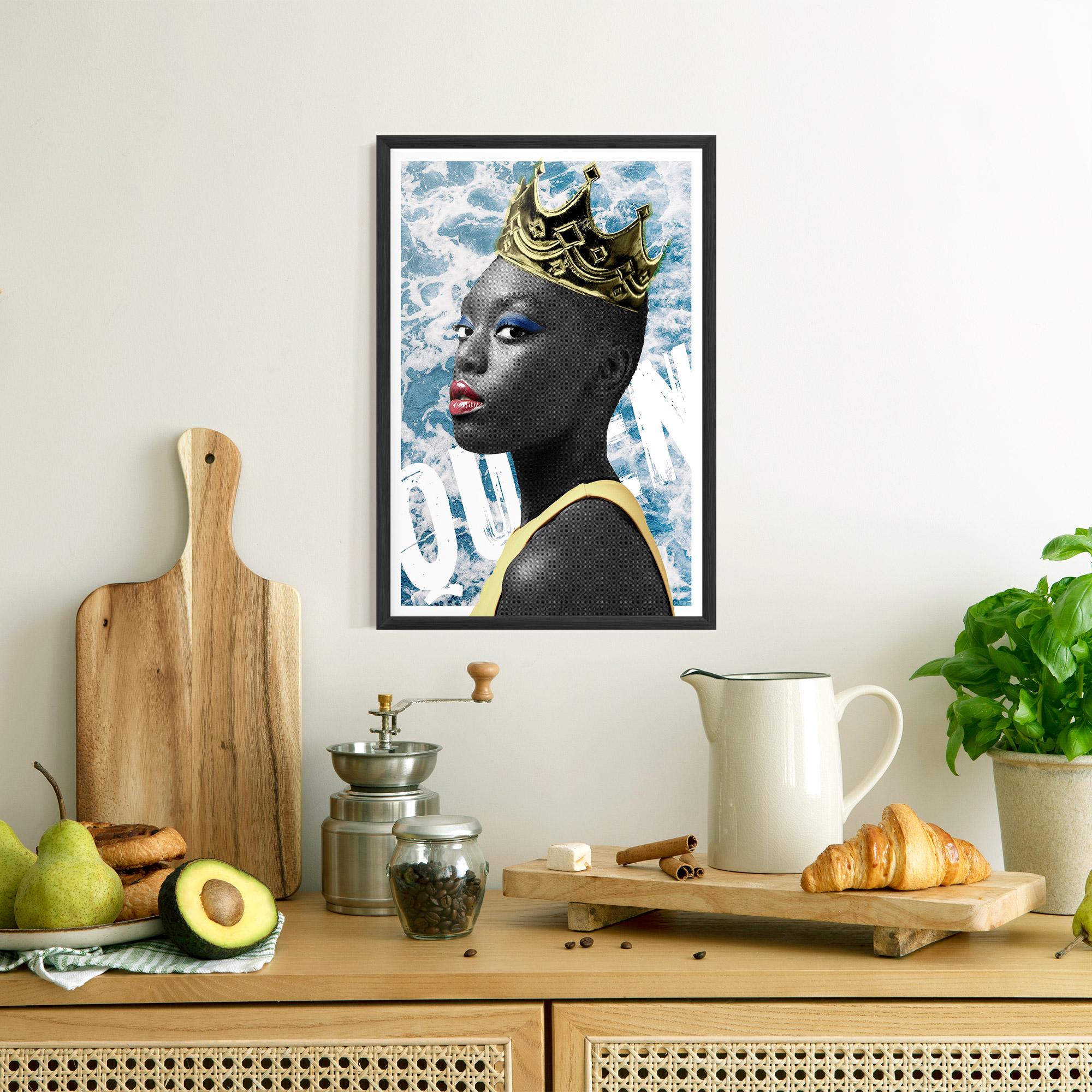 Poster Înrămat American Woman Crown mockup 8