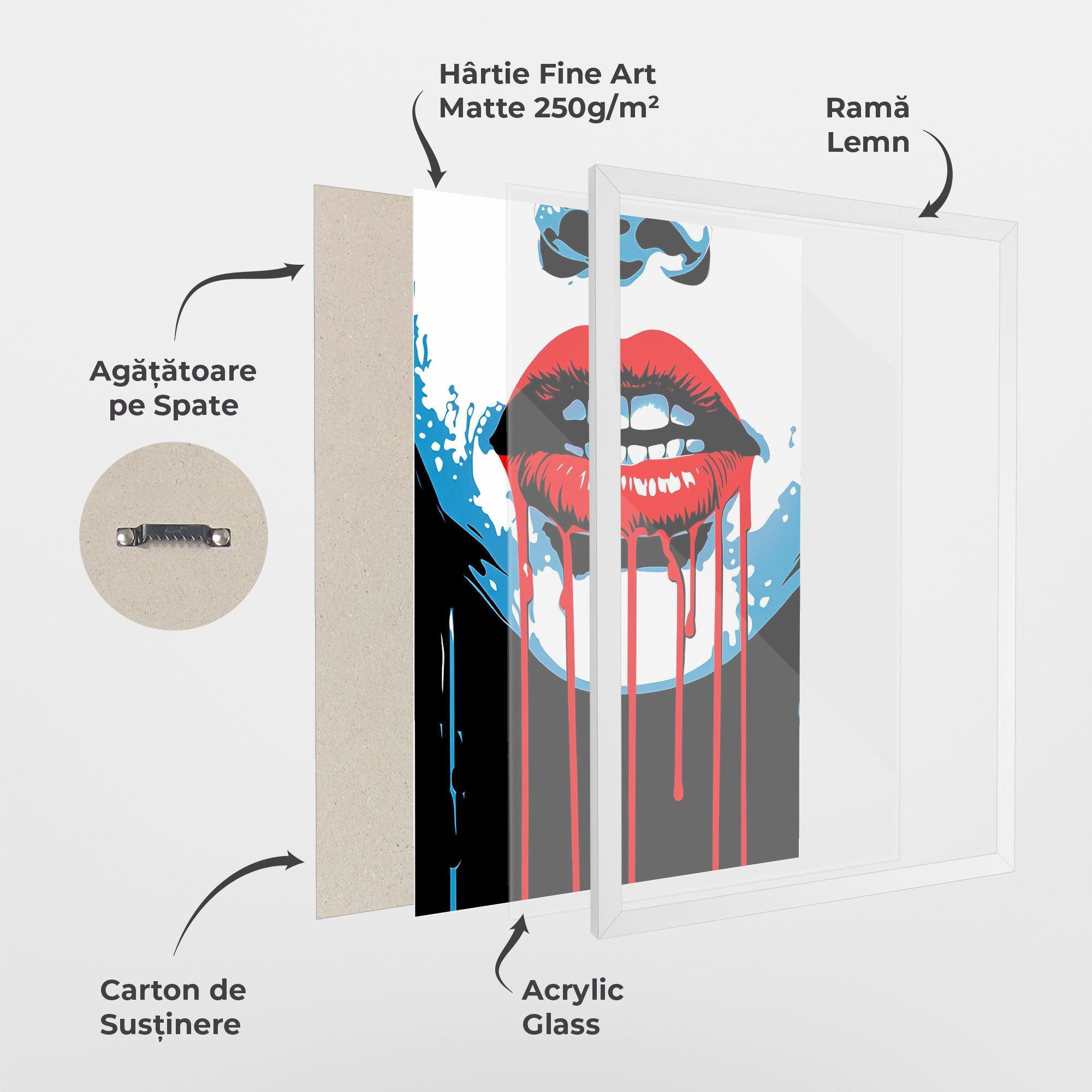 Red Lipstick Flowing mockup 1