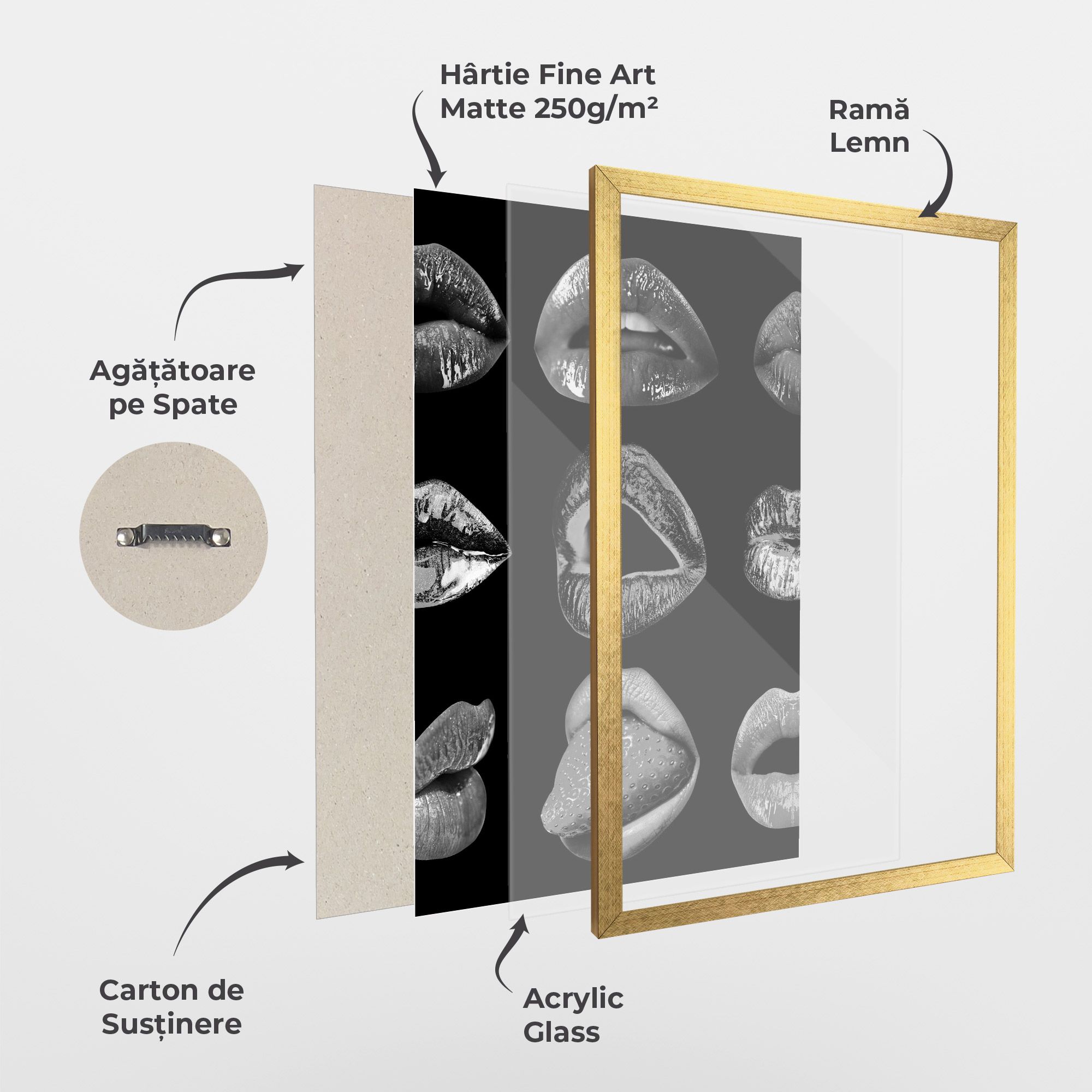 Grey Lips Collage mockup 1