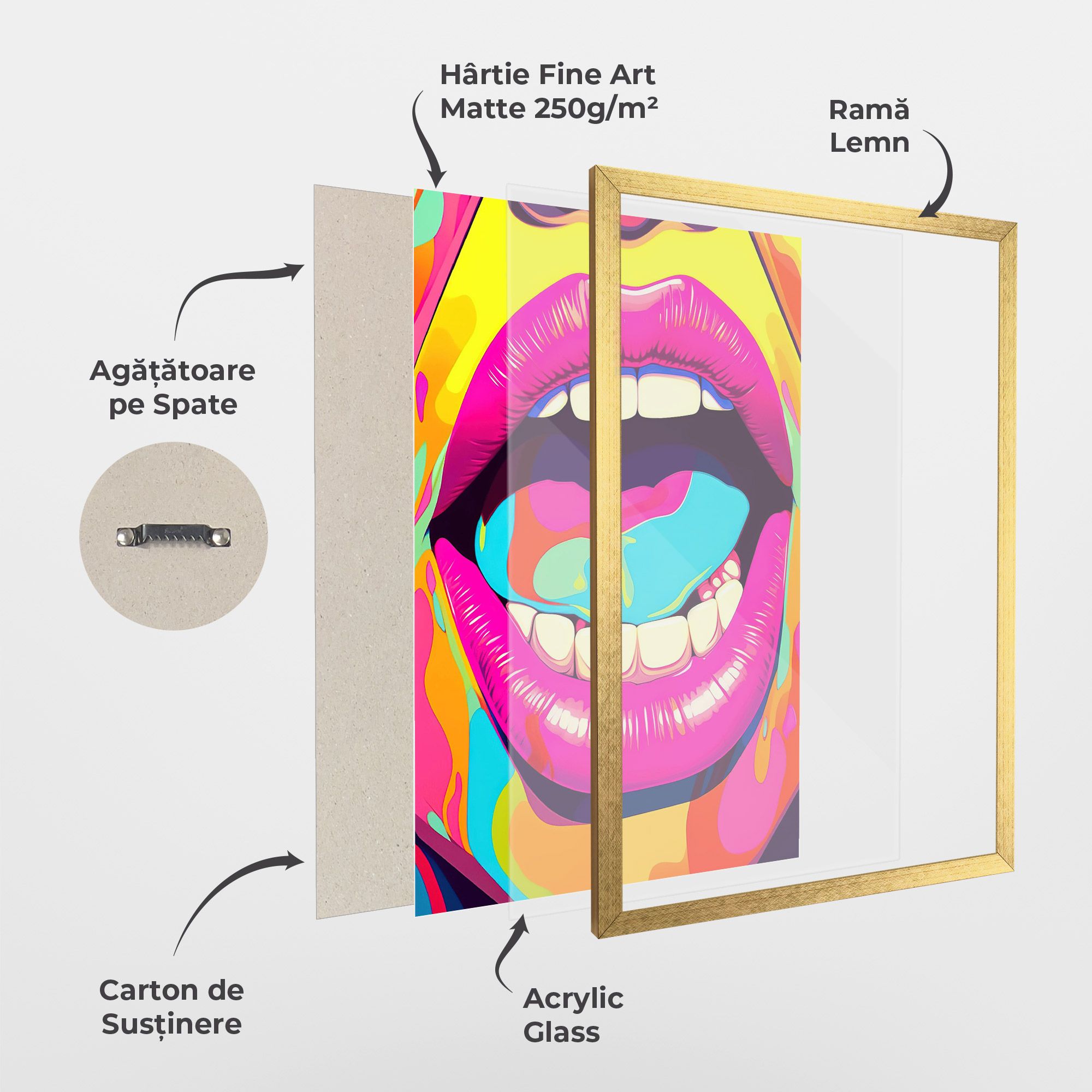 Pop Art Mouth mockup 1