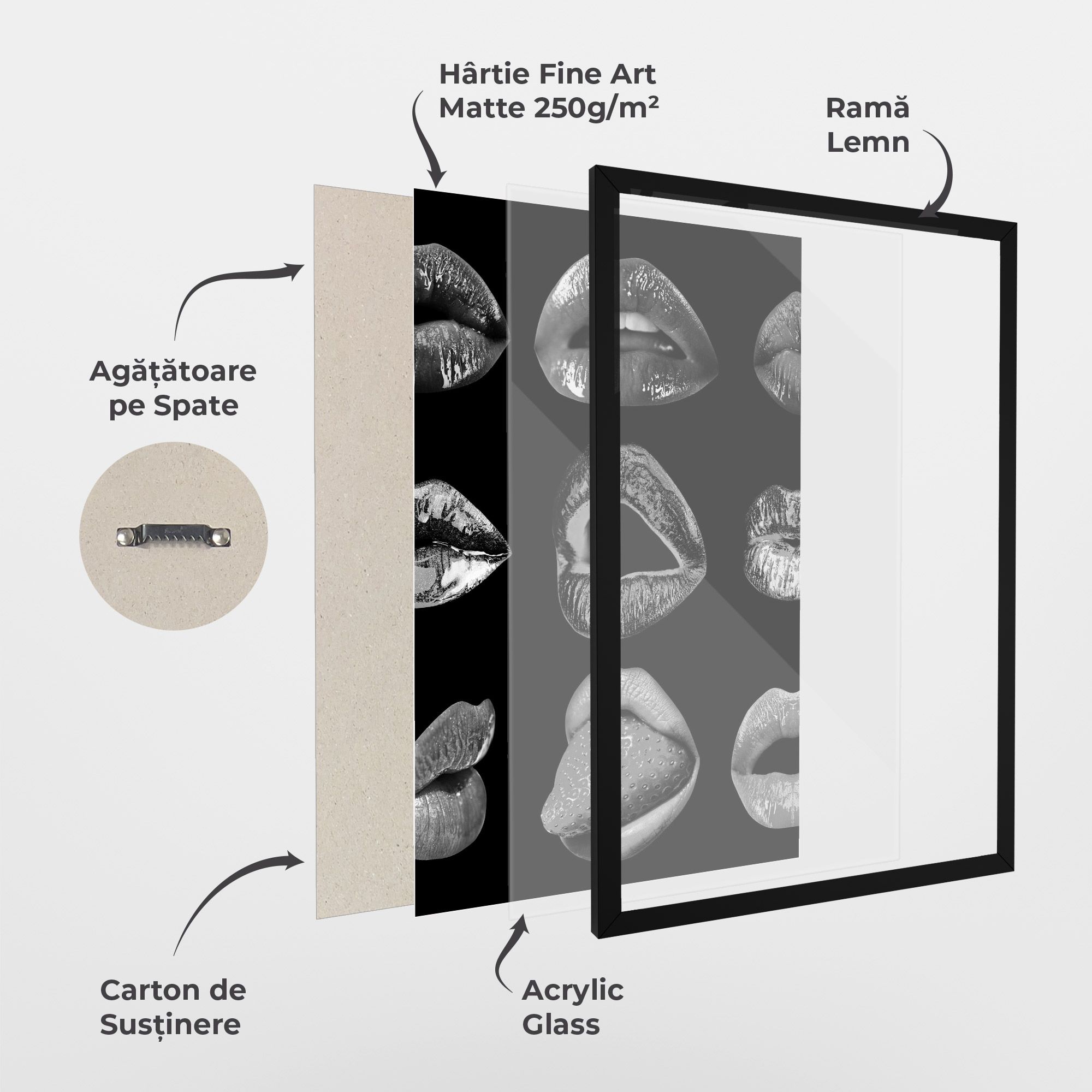 Grey Lips Collage mockup 1