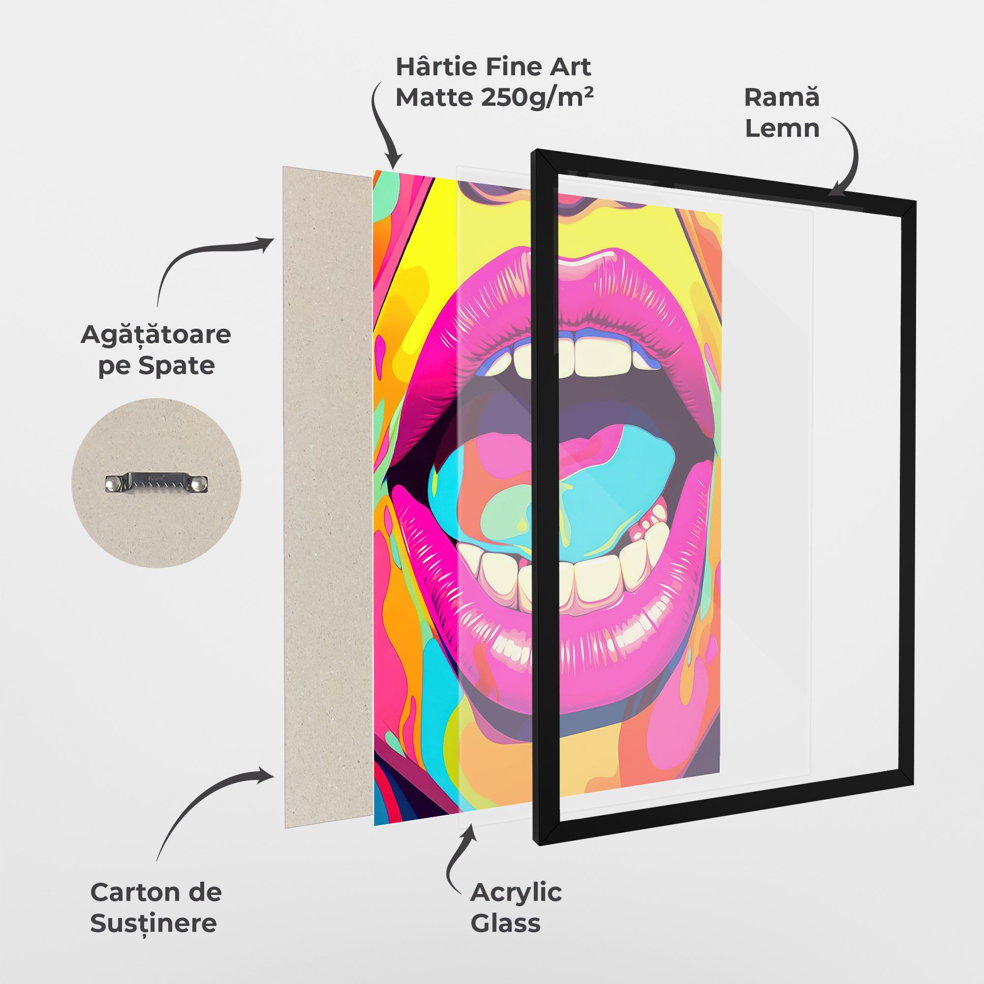 Pop Art Mouth mockup 1