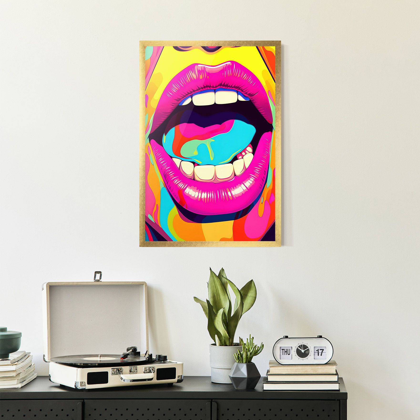 Pop Art Mouth mockup 2