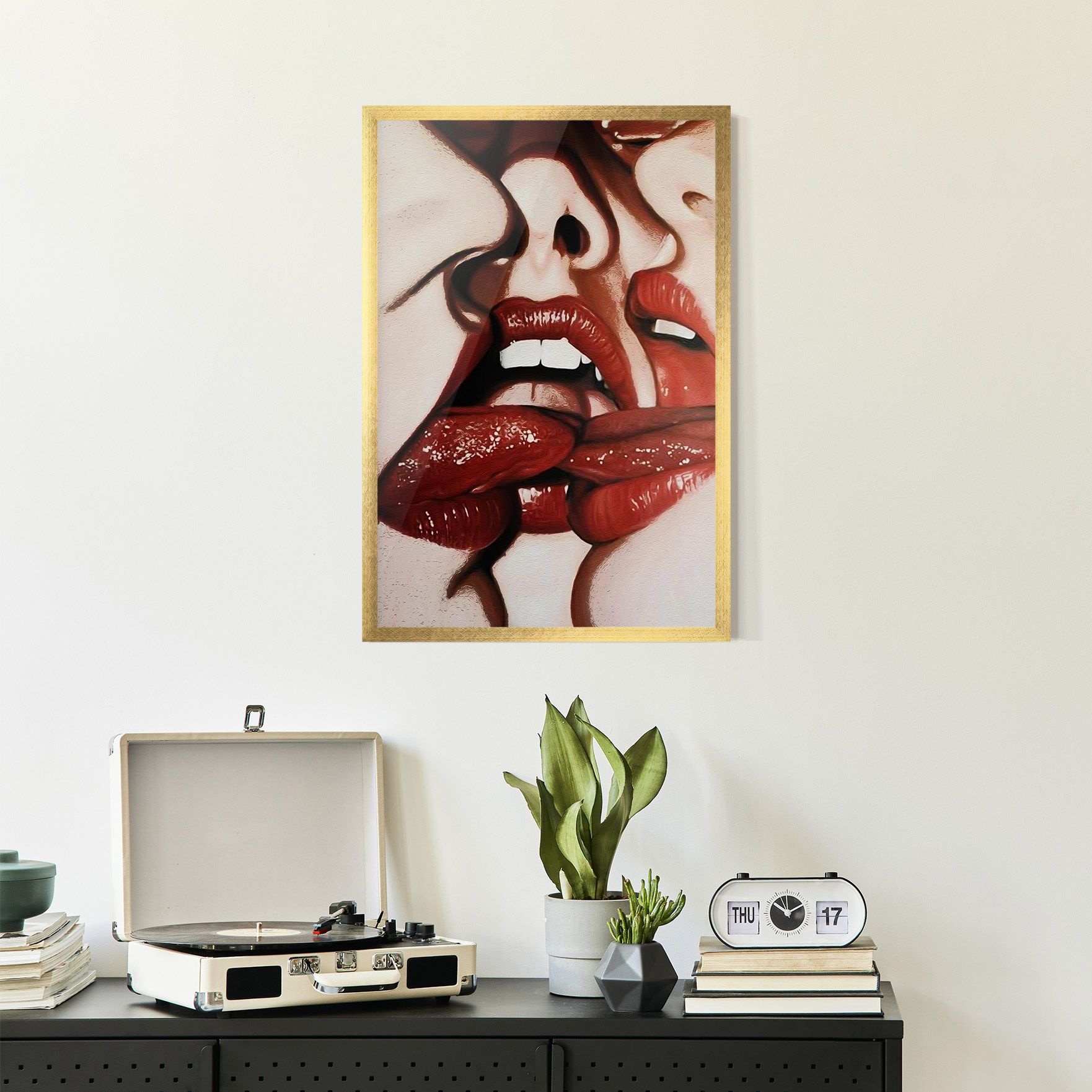 Tree Red Lips mockup 2