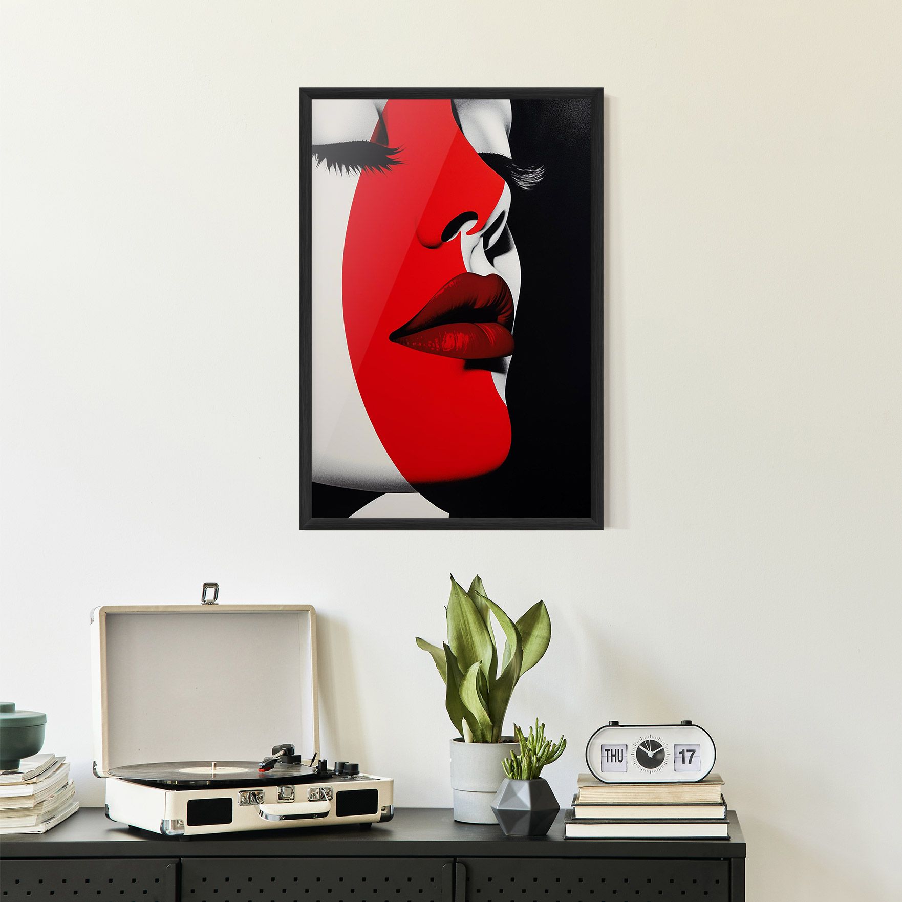 Dark Red Lips mockup 2