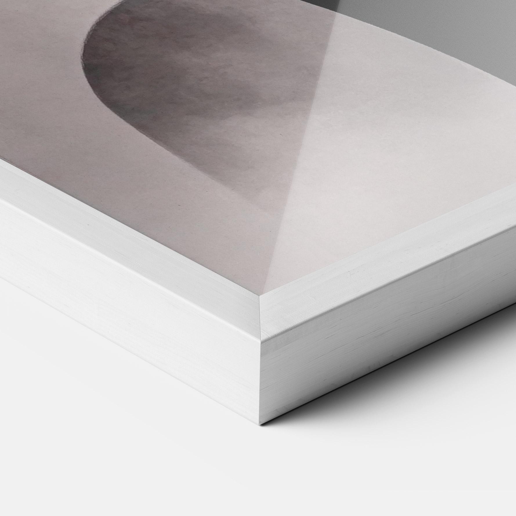 Poster Înrămat Grey Lips mockup 3