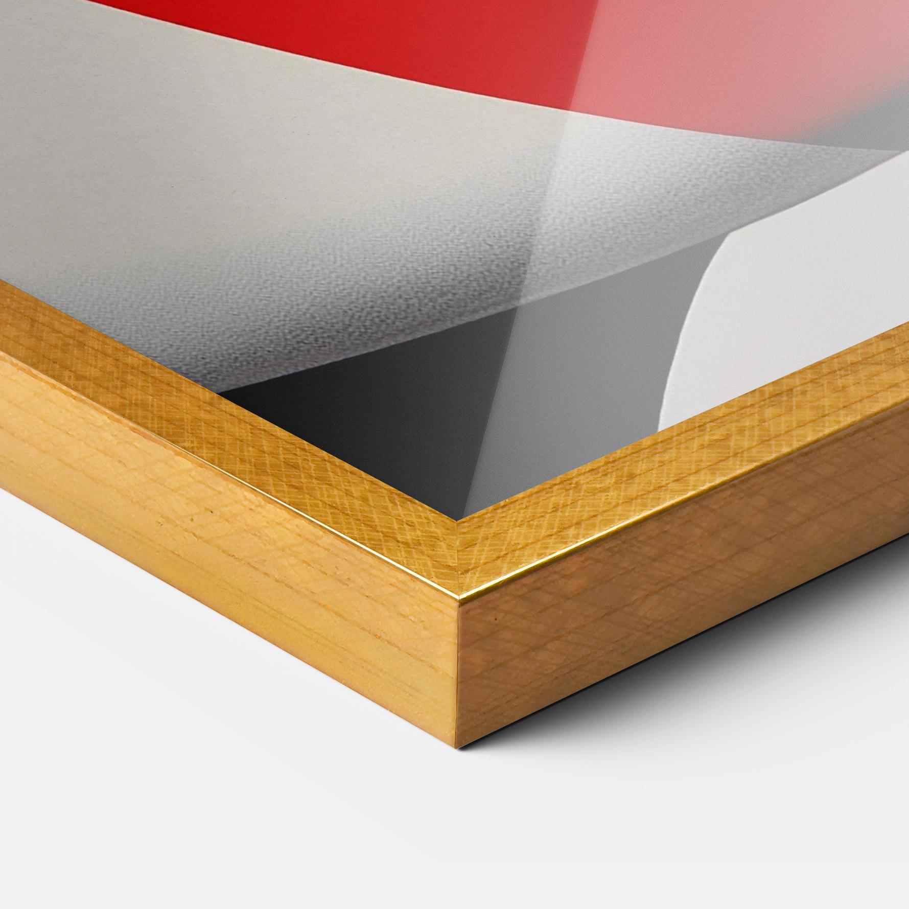 Poster Înrămat Dark Red Lips mockup 3