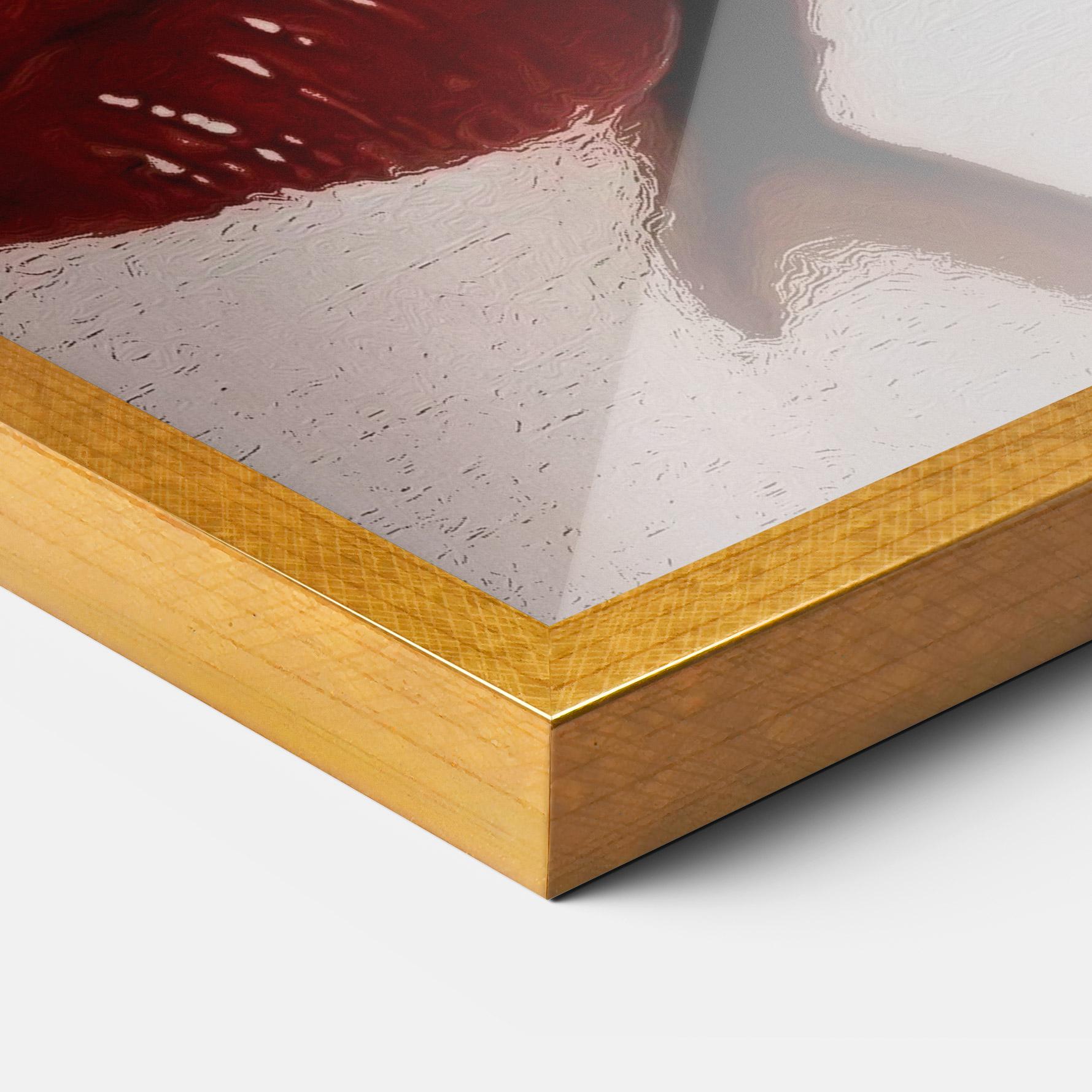 Poster Înrămat Tree Red Lips mockup 3