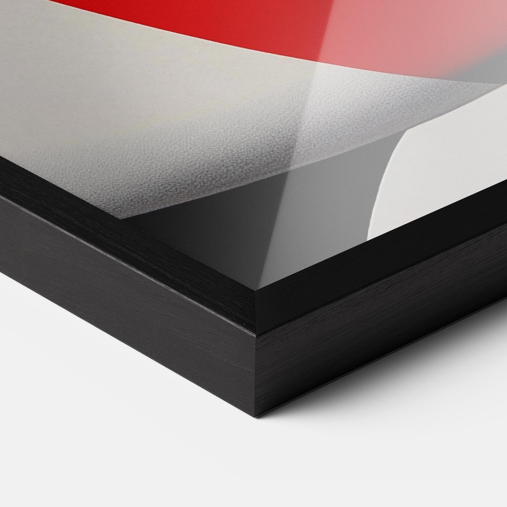 Poster Înrămat Dark Red Lips mockup 3