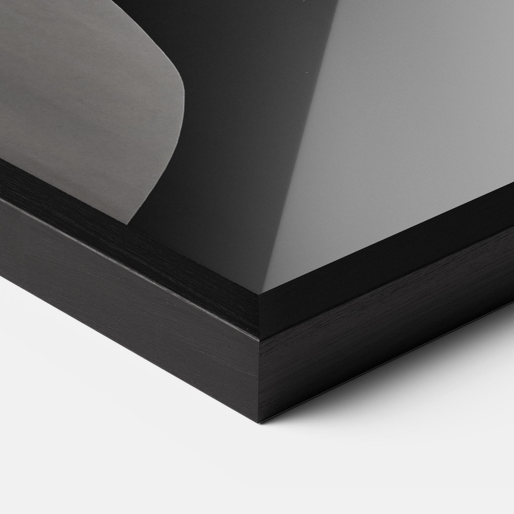 Poster Înrămat Grey Gold Lips mockup 3