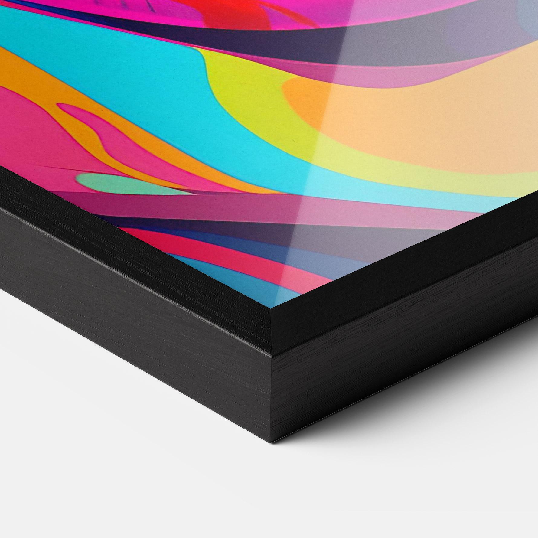 Poster Înrămat Pop Art Mouth mockup 3