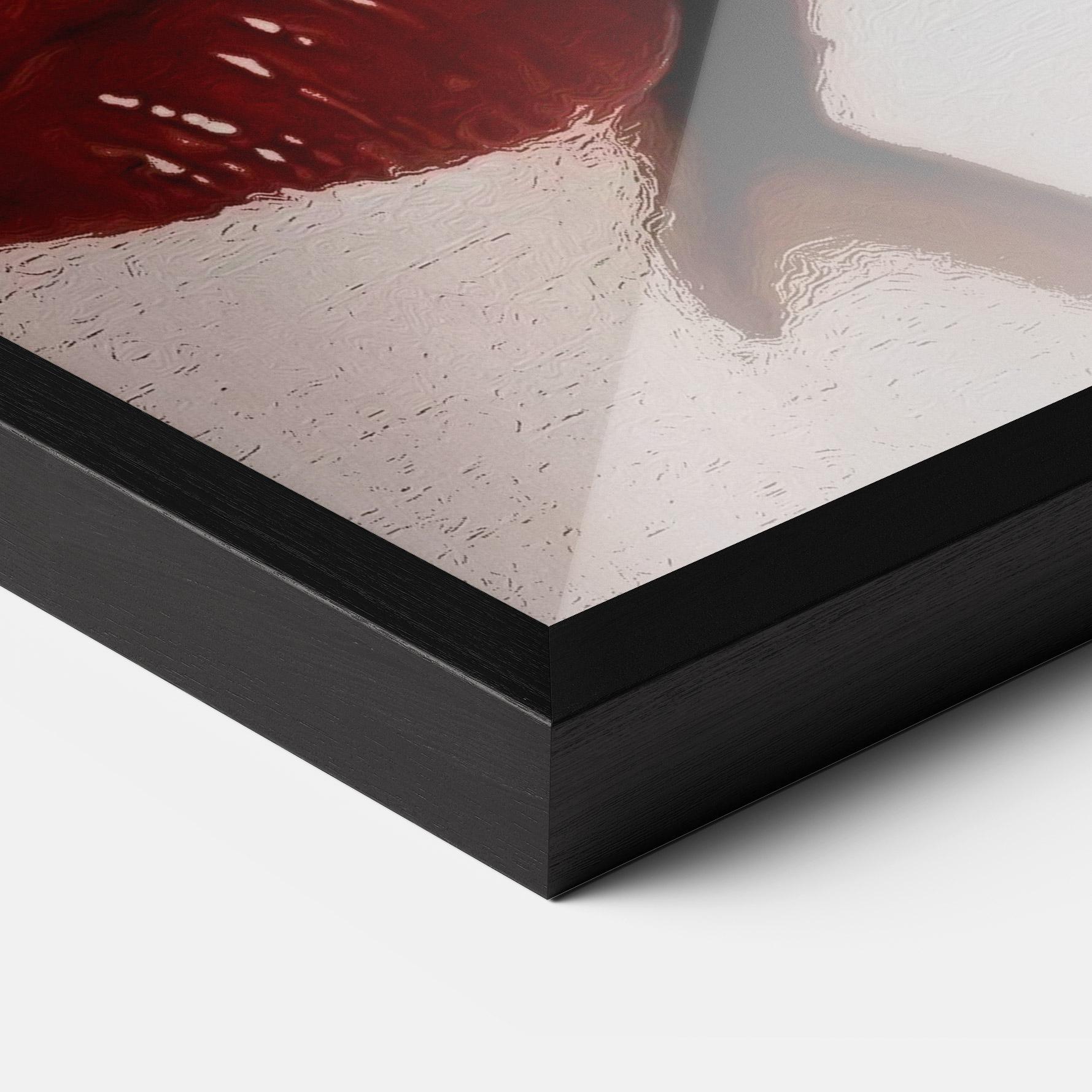 Poster Înrămat Tree Red Lips mockup 3