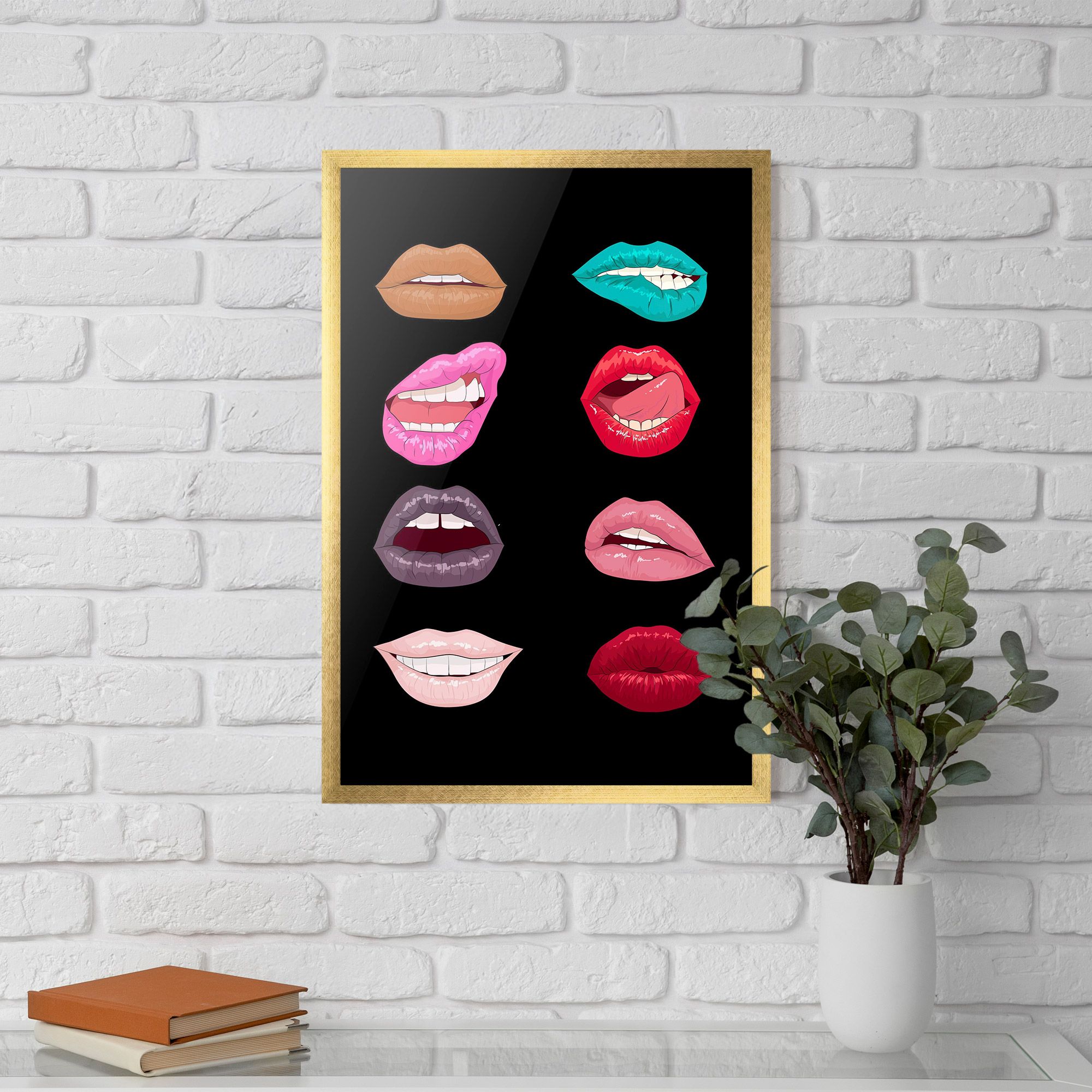 Colorful Lips mockup 5