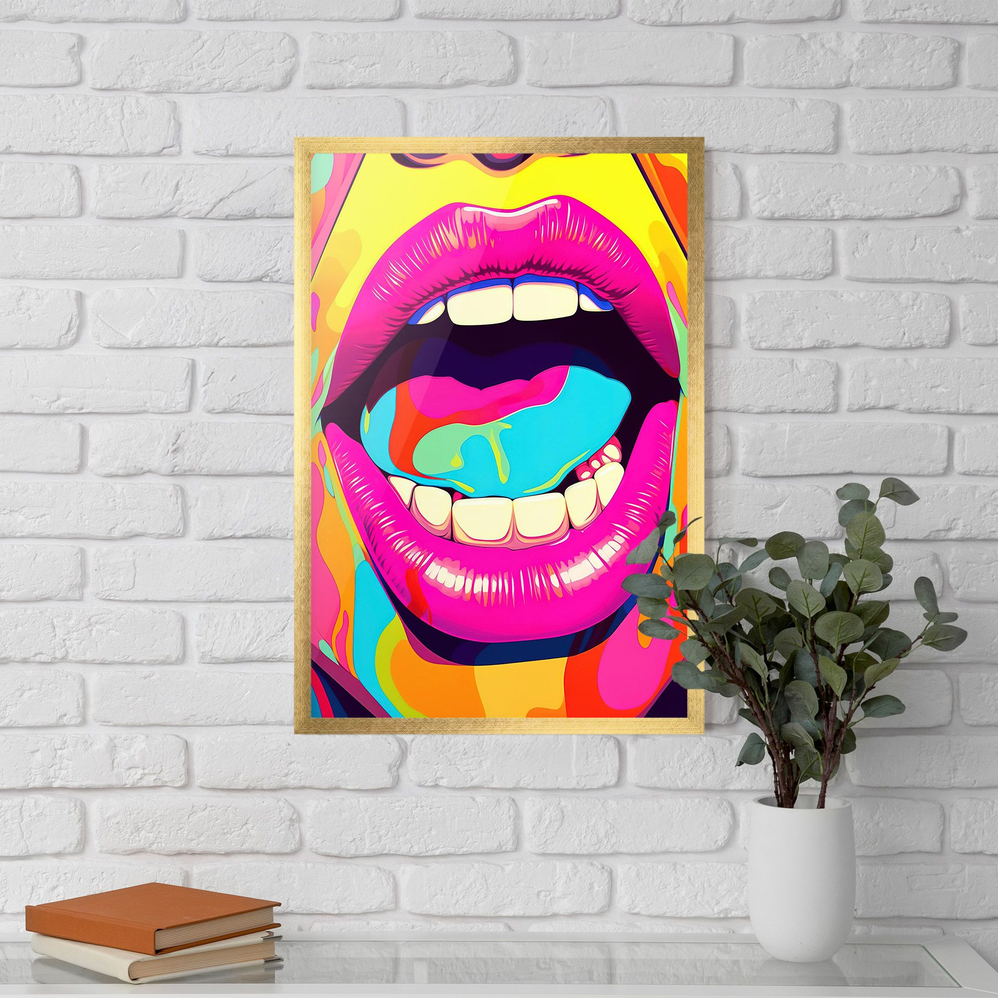 Pop Art Mouth mockup 5