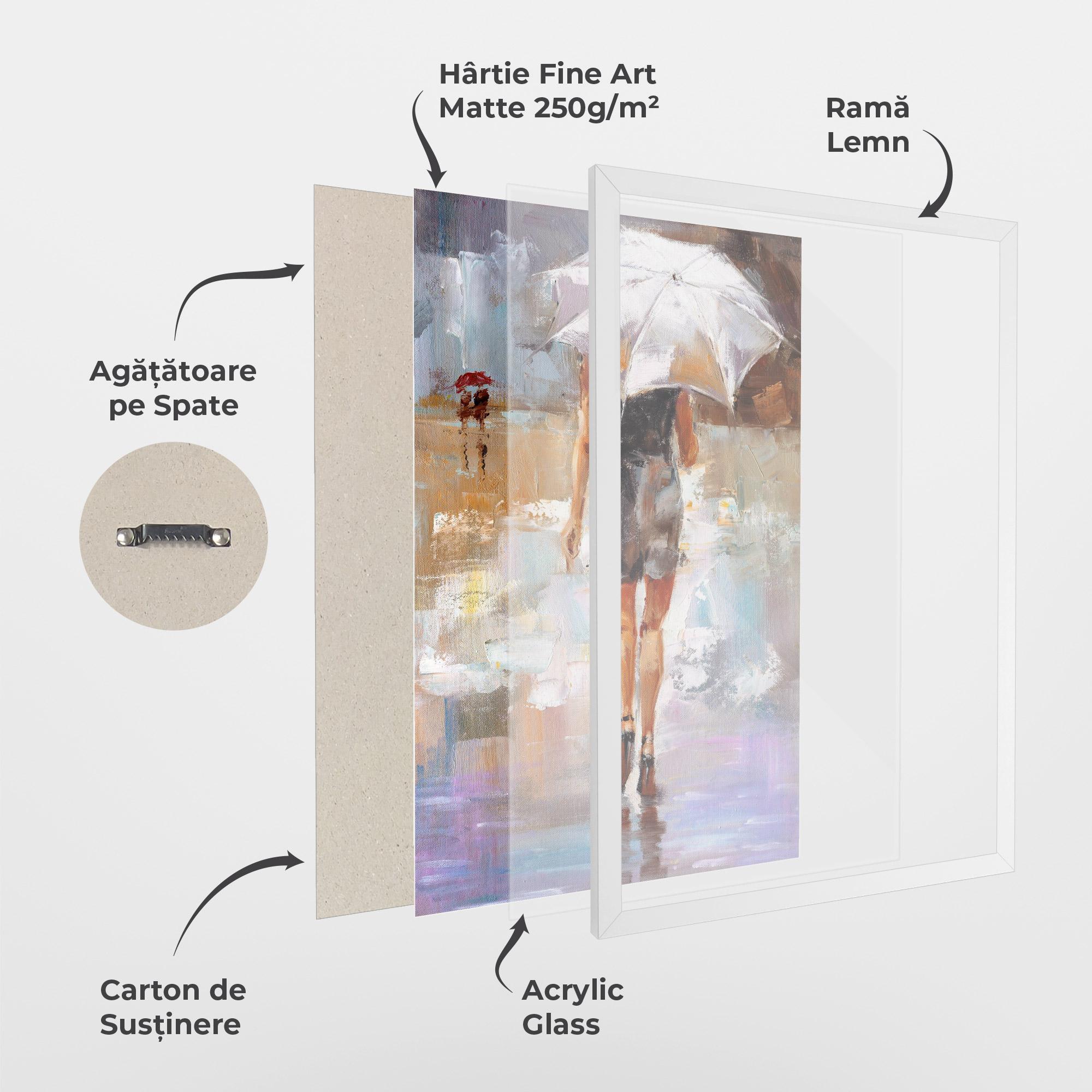 Poster Înrămat Fashion Lady mockup 1