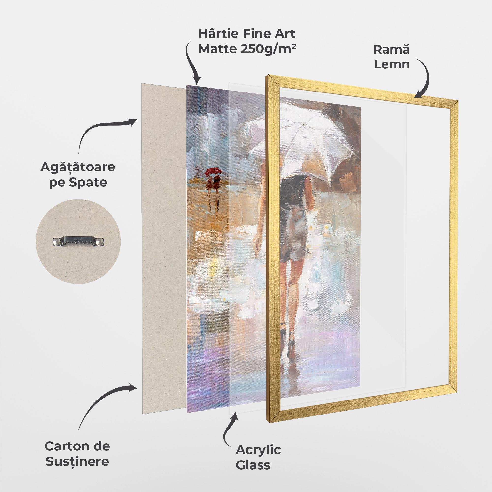 Poster Înrămat Fashion Lady mockup 1