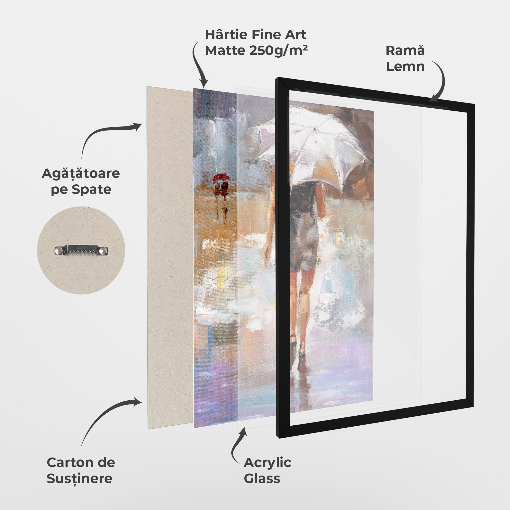 Poster Înrămat Fashion Lady mockup 1