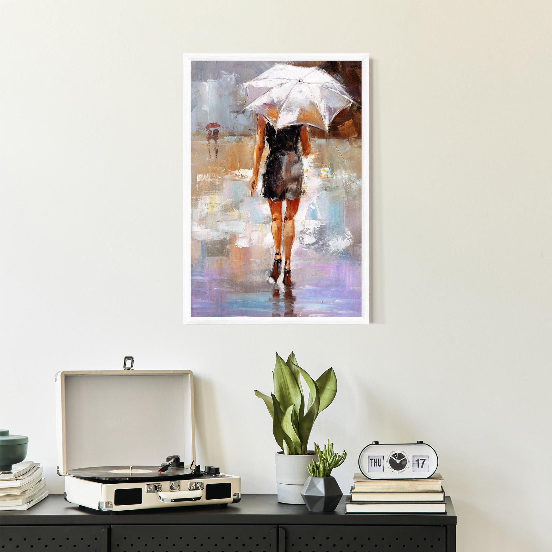 Poster Înrămat Fashion Lady mockup 2