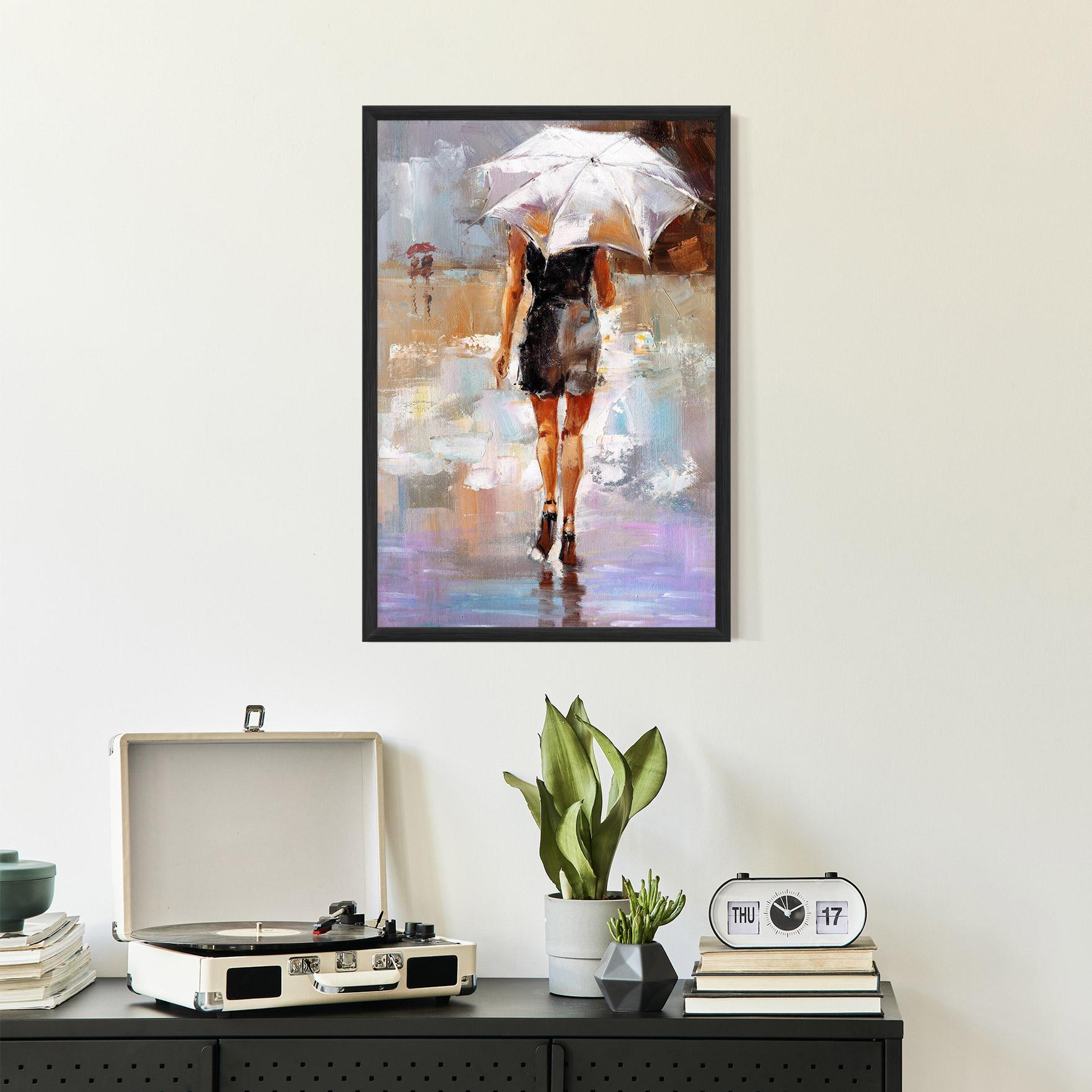 Poster Înrămat Fashion Lady mockup 2