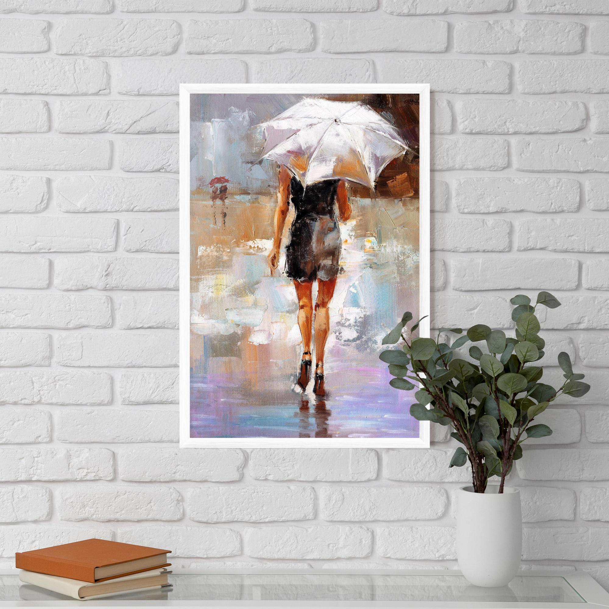 Poster Înrămat Fashion Lady mockup 5
