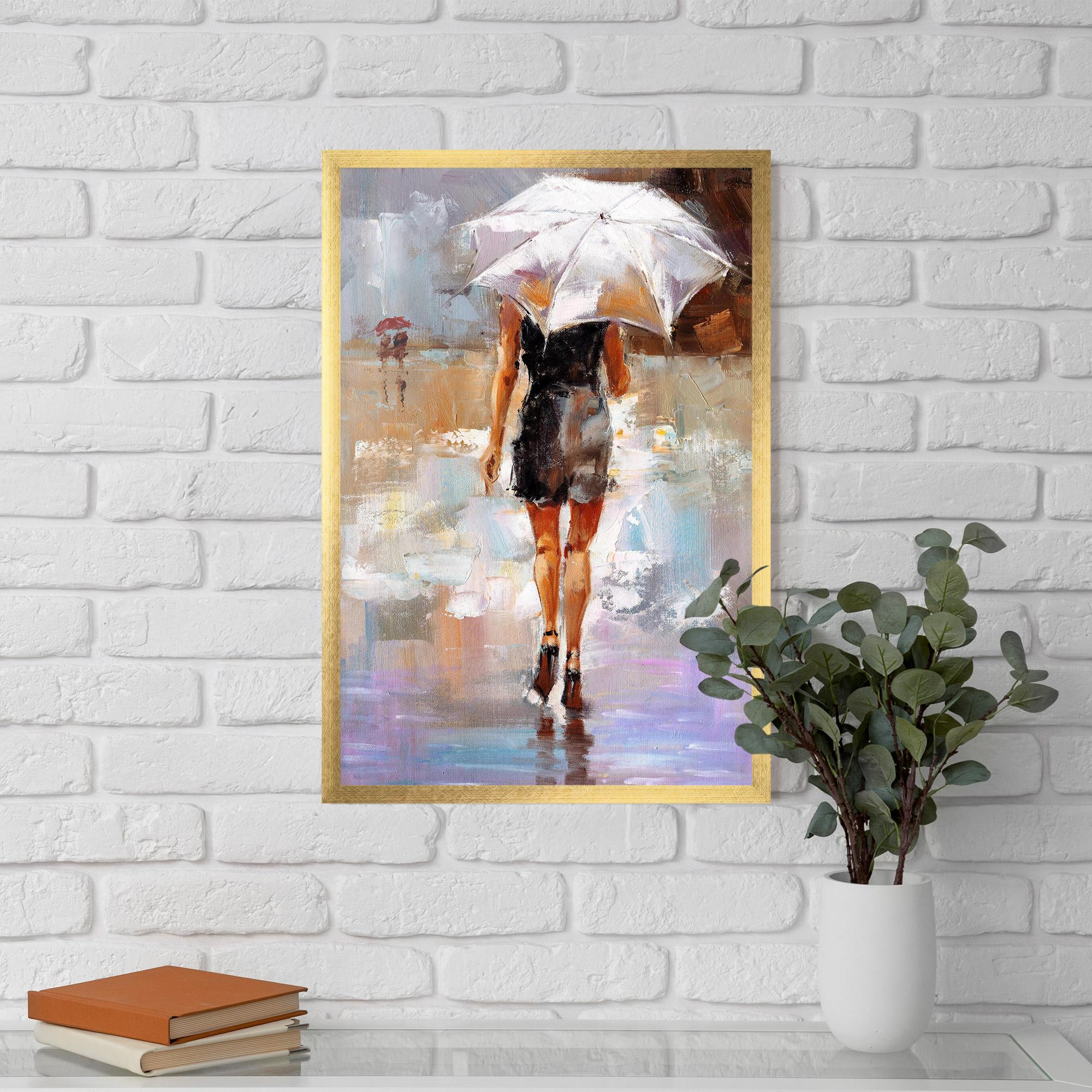 Poster Înrămat Fashion Lady mockup 5