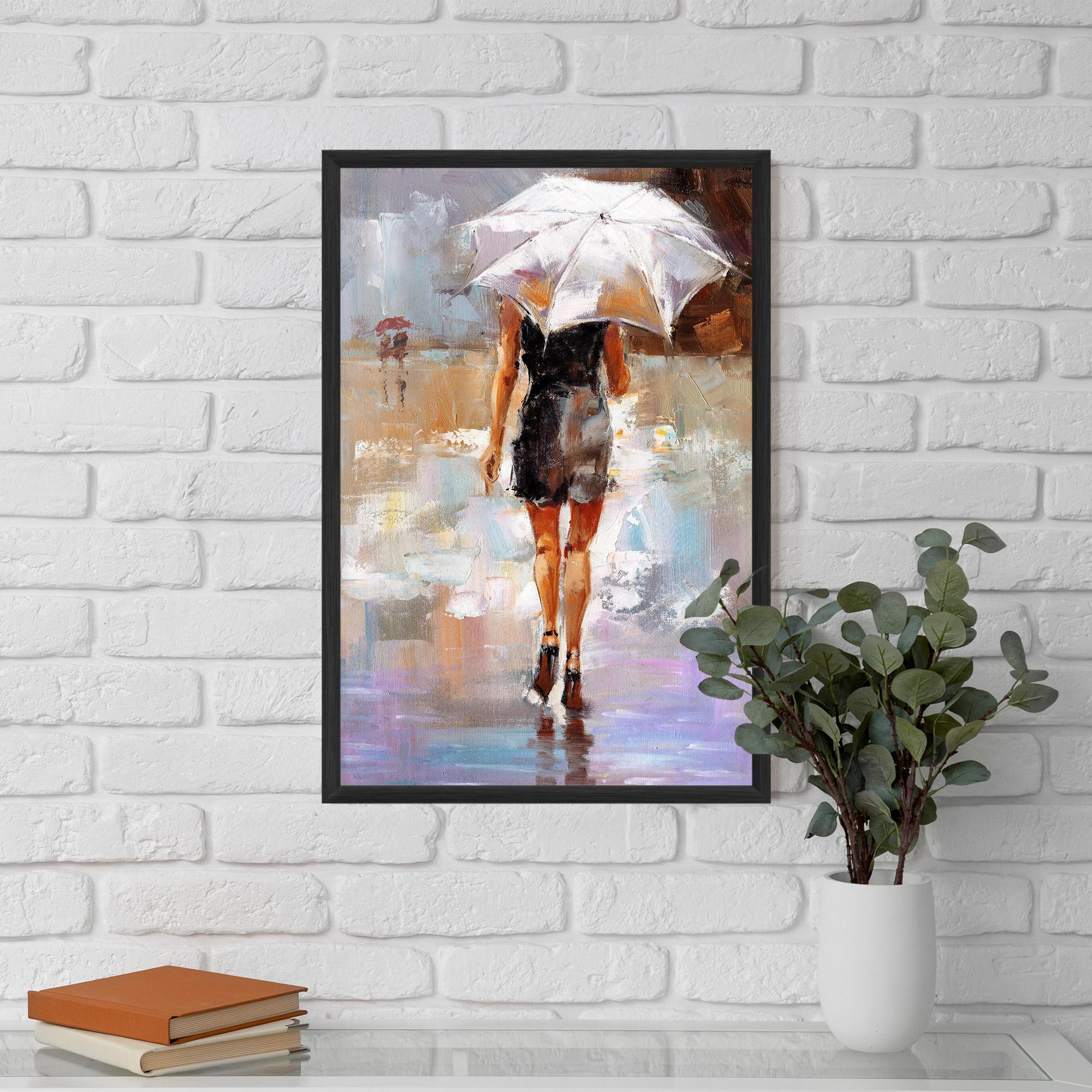 Poster Înrămat Fashion Lady mockup 5