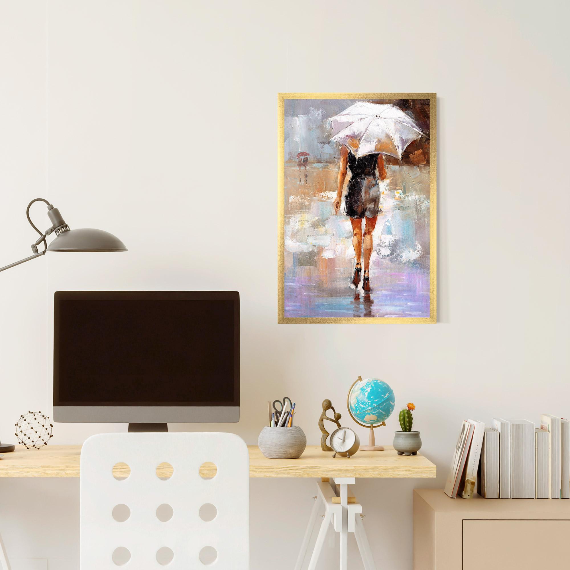 Poster Înrămat Fashion Lady mockup 6