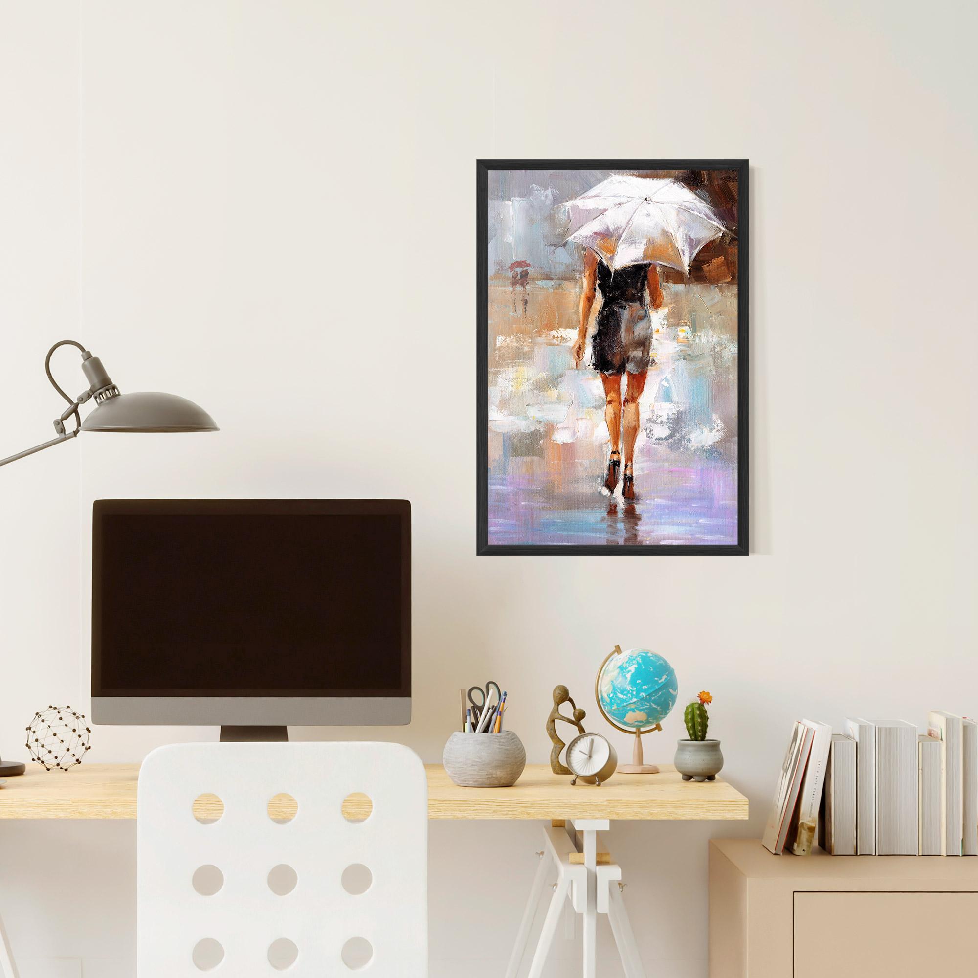 Poster Înrămat Fashion Lady mockup 6