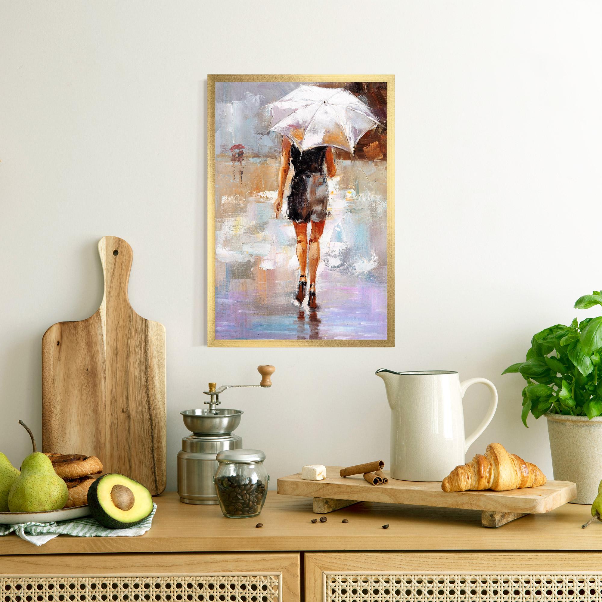 Poster Înrămat Fashion Lady mockup 8