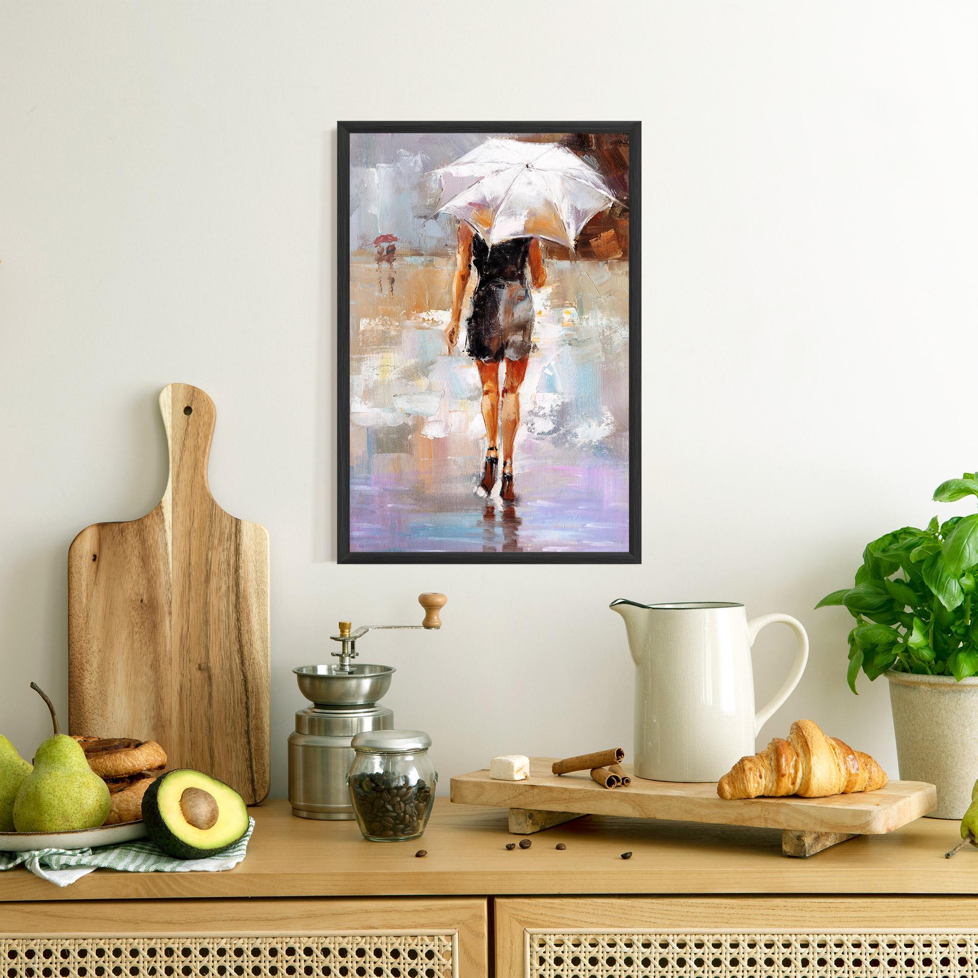 Poster Înrămat Fashion Lady mockup 8