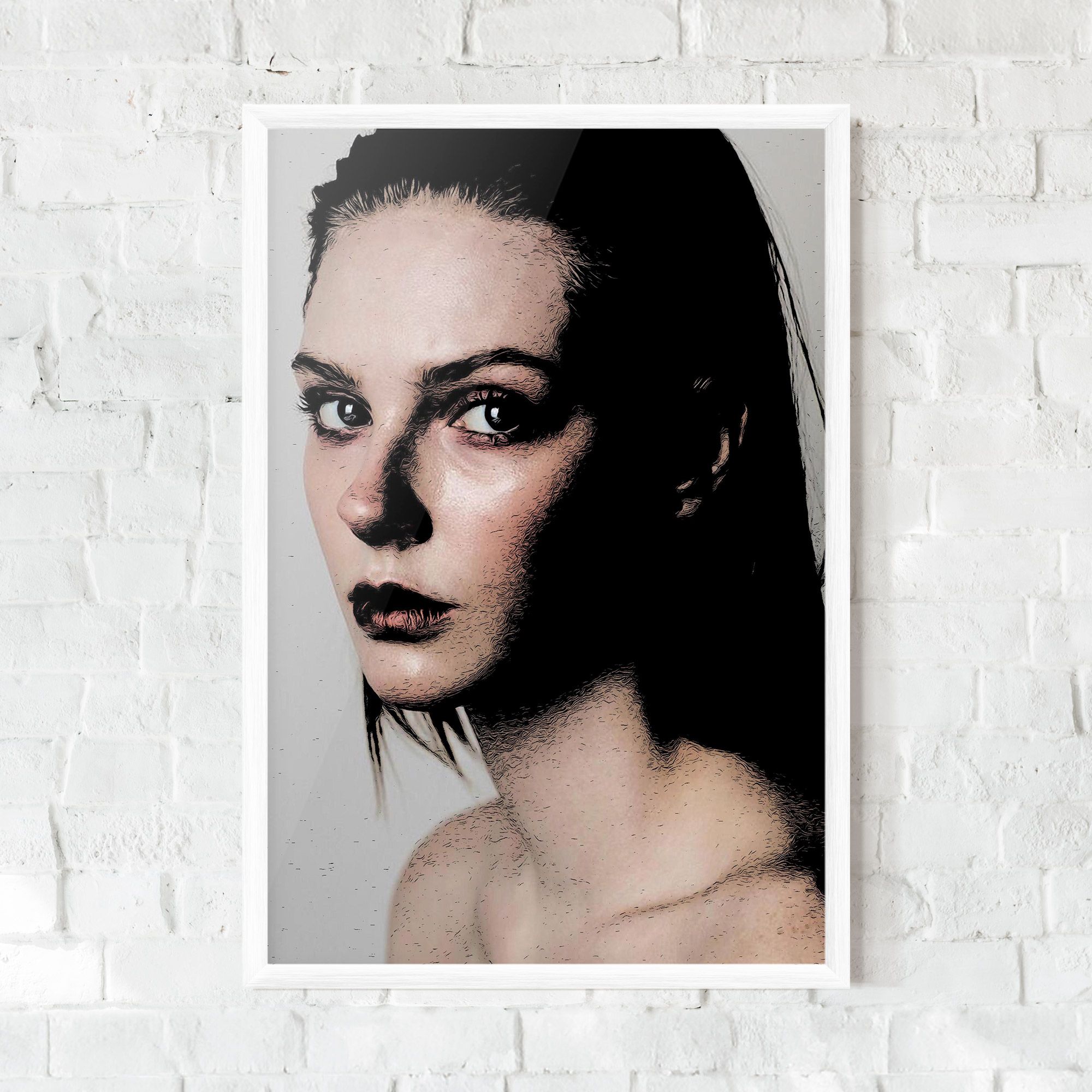 Big Eyes Portrait mockup 0