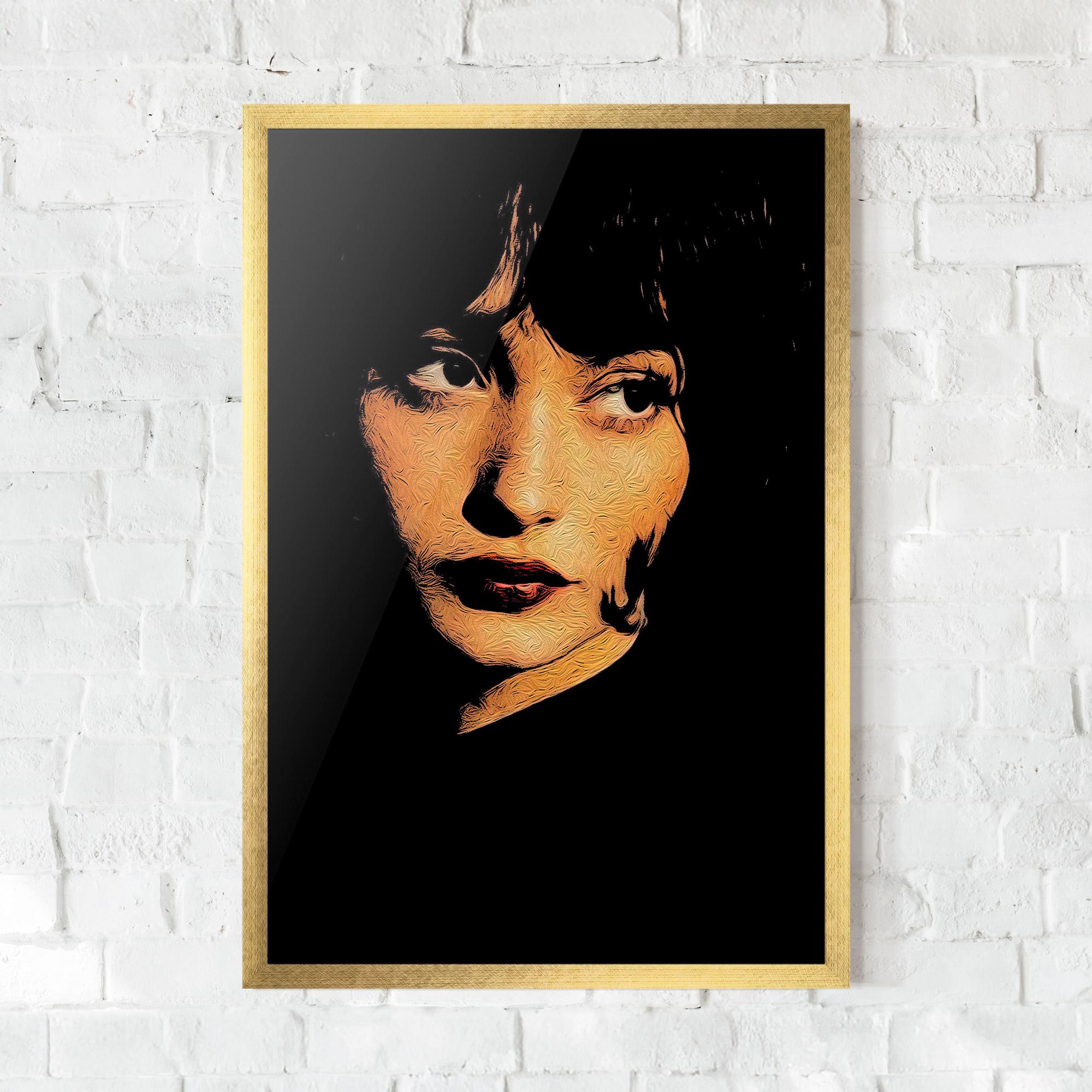 Poster Înrămat Light Portrait mockup 0