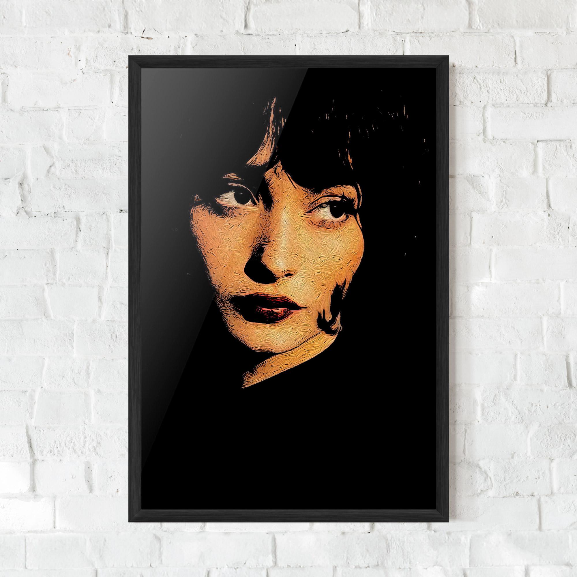 Poster Înrămat Light Portrait mockup 0