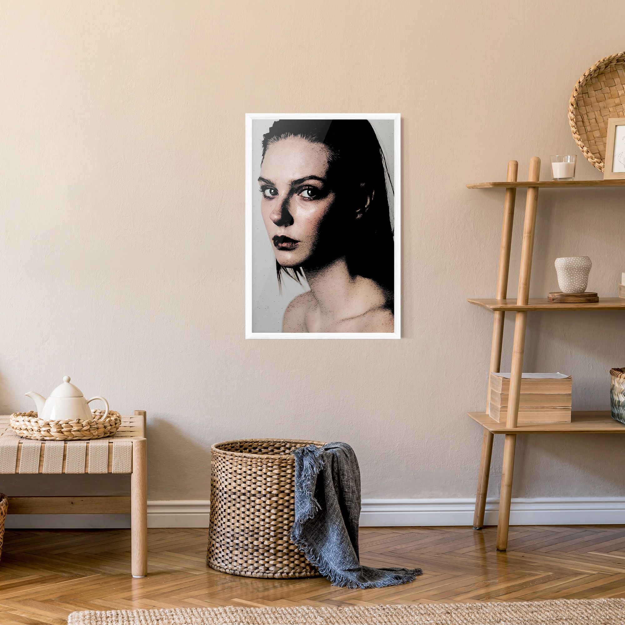 Big Eyes Portrait mockup 9