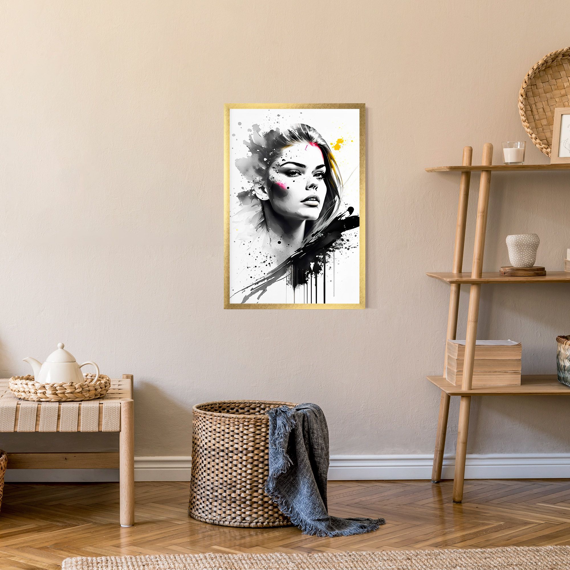 Ink Splash Portrait mockup 9