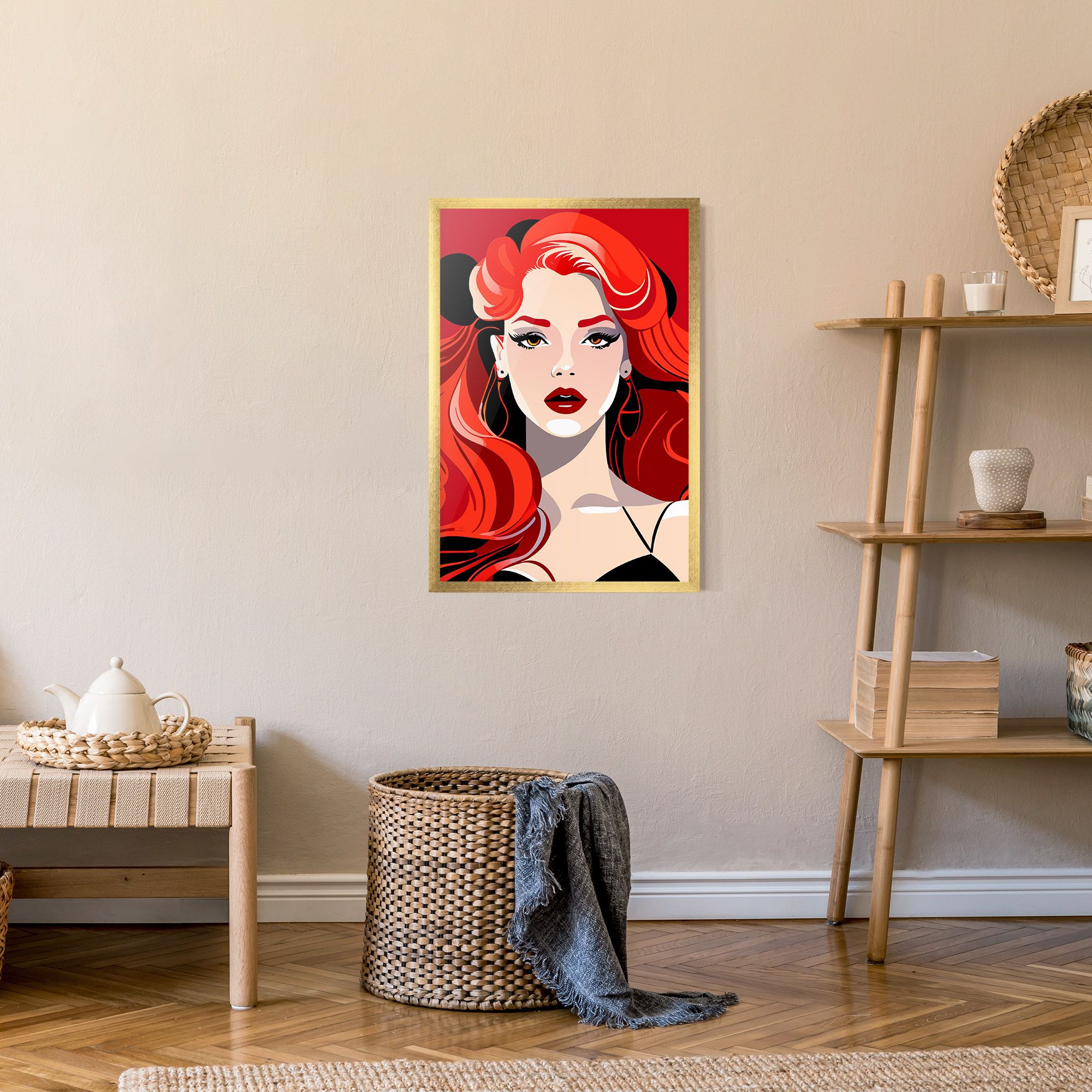 Red Hair Portrait mockup 9