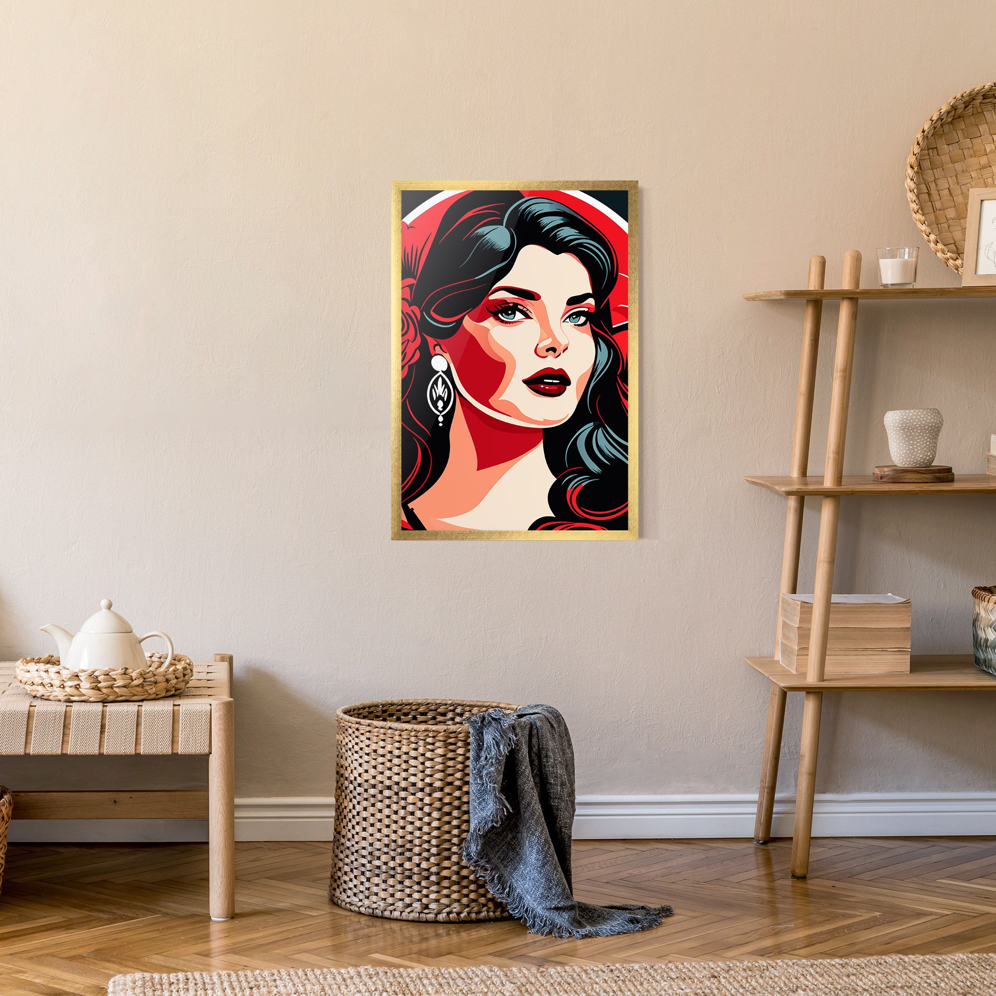 Red Light Portrait mockup 9