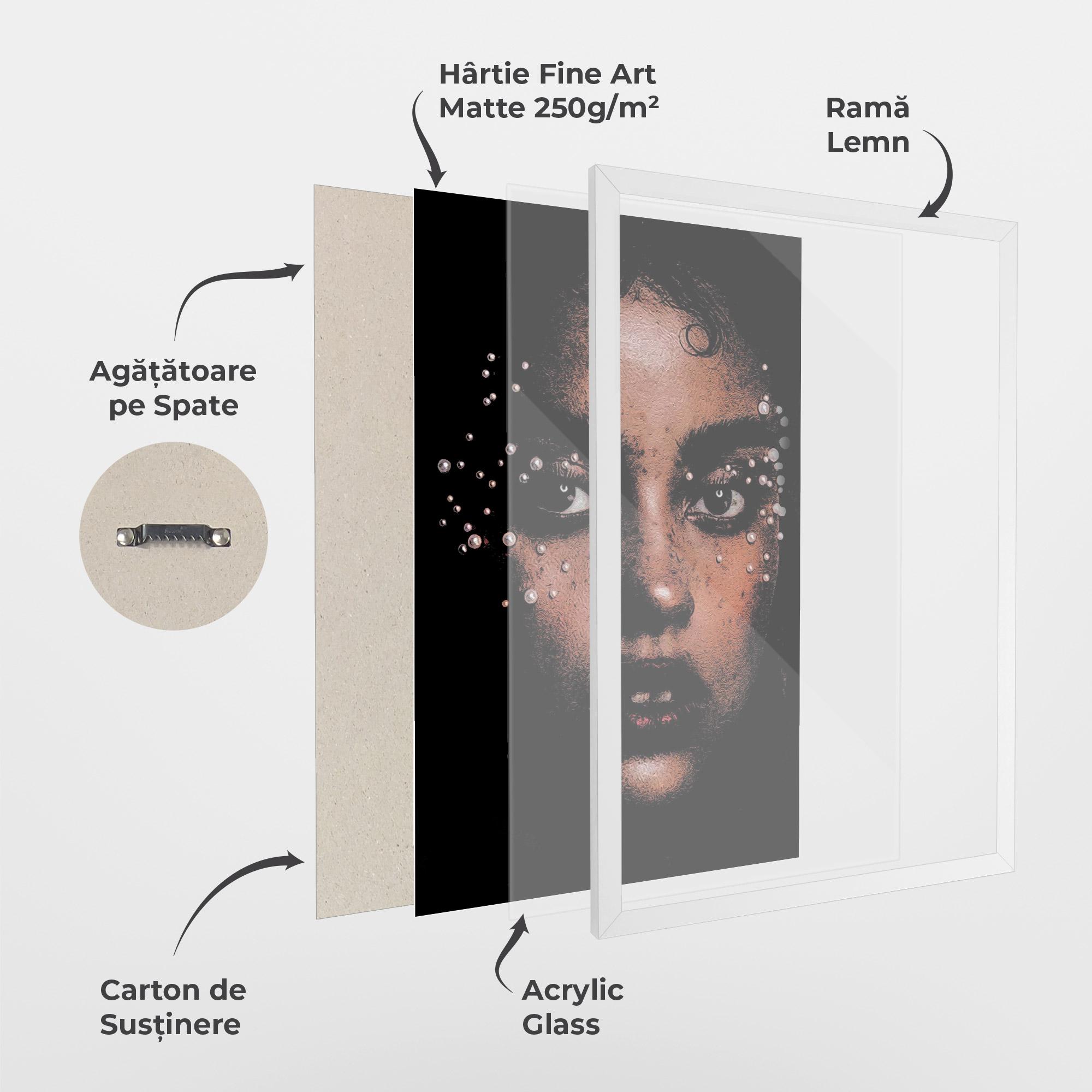 Poster Înrămat Pearl Portrait mockup 1