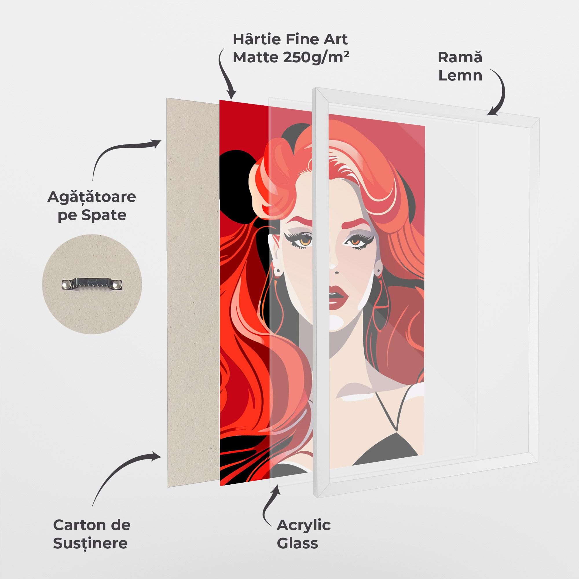Red Hair Portrait mockup 1