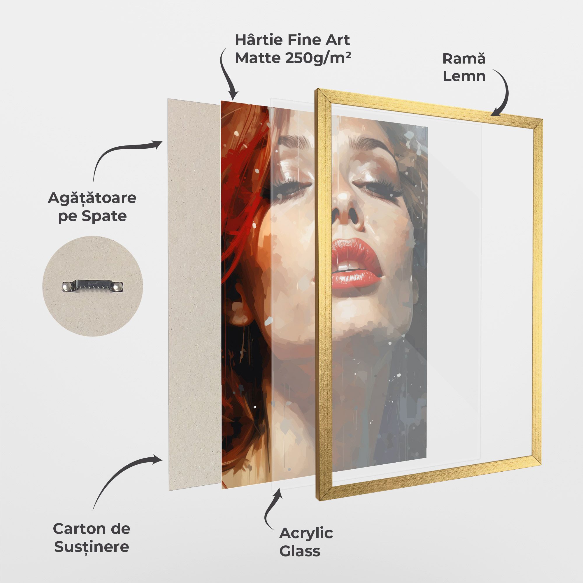 Close Up Look Portrait mockup 1