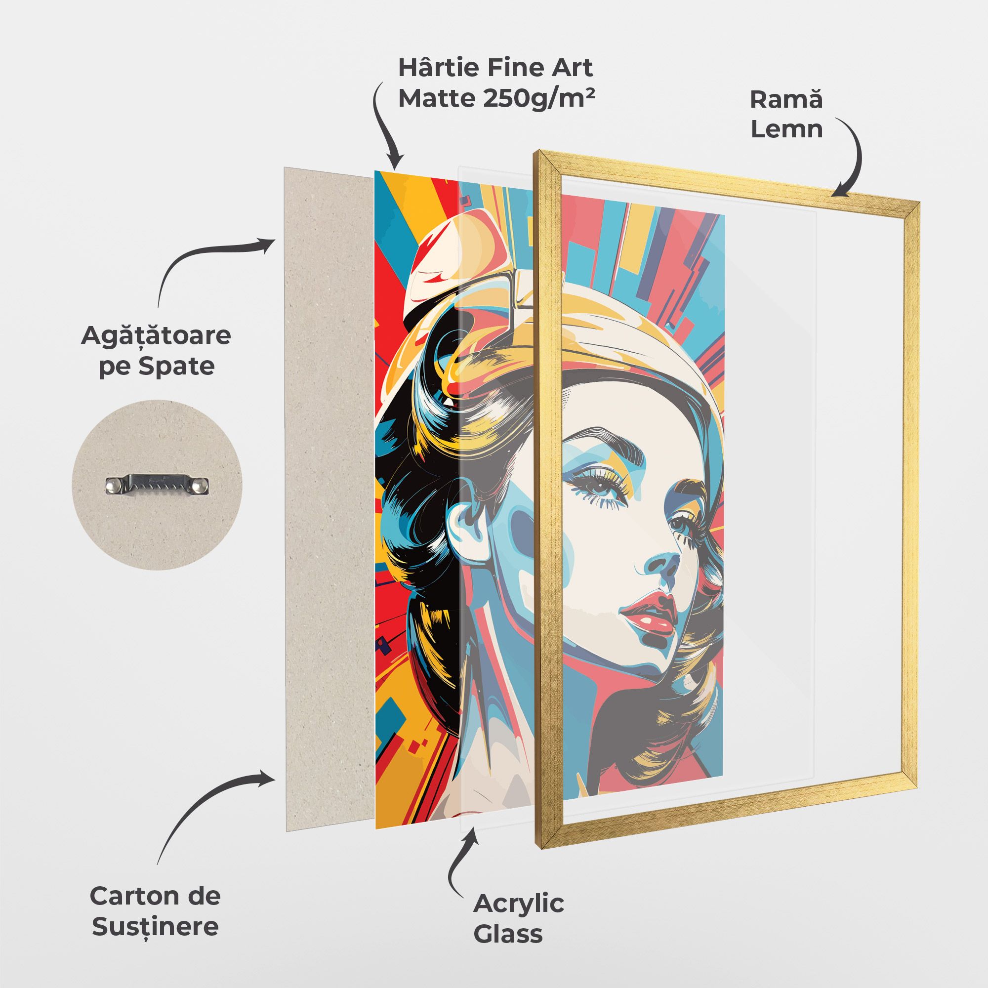 Colorful Portrait Lady mockup 1