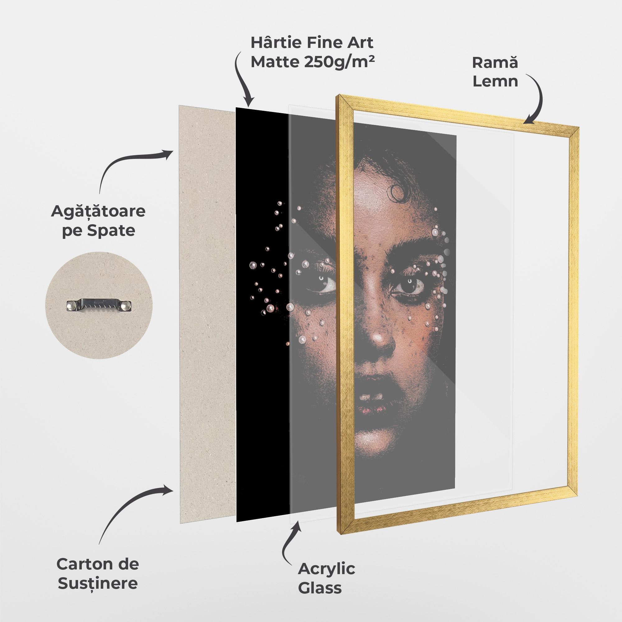 Poster Înrămat Pearl Portrait mockup 1