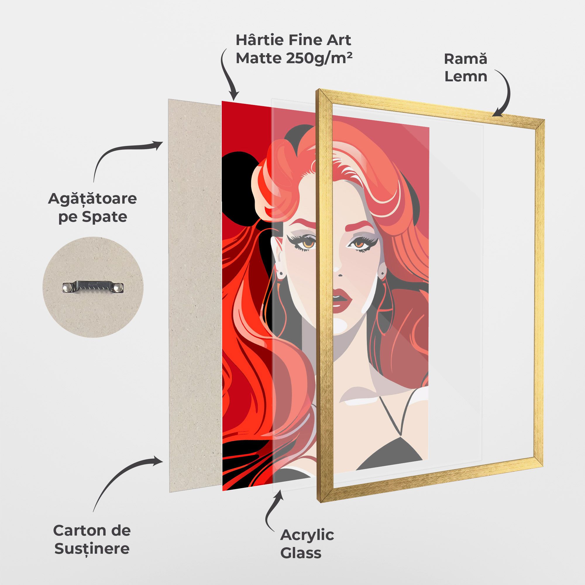 Red Hair Portrait mockup 1