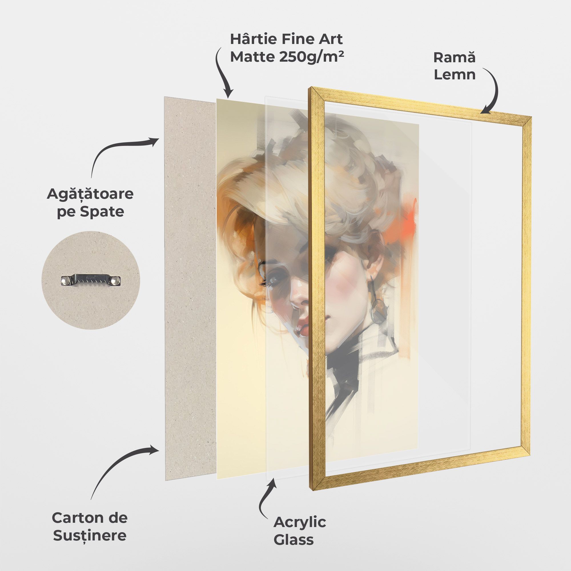 Rockabilly Blonde Girl mockup 1