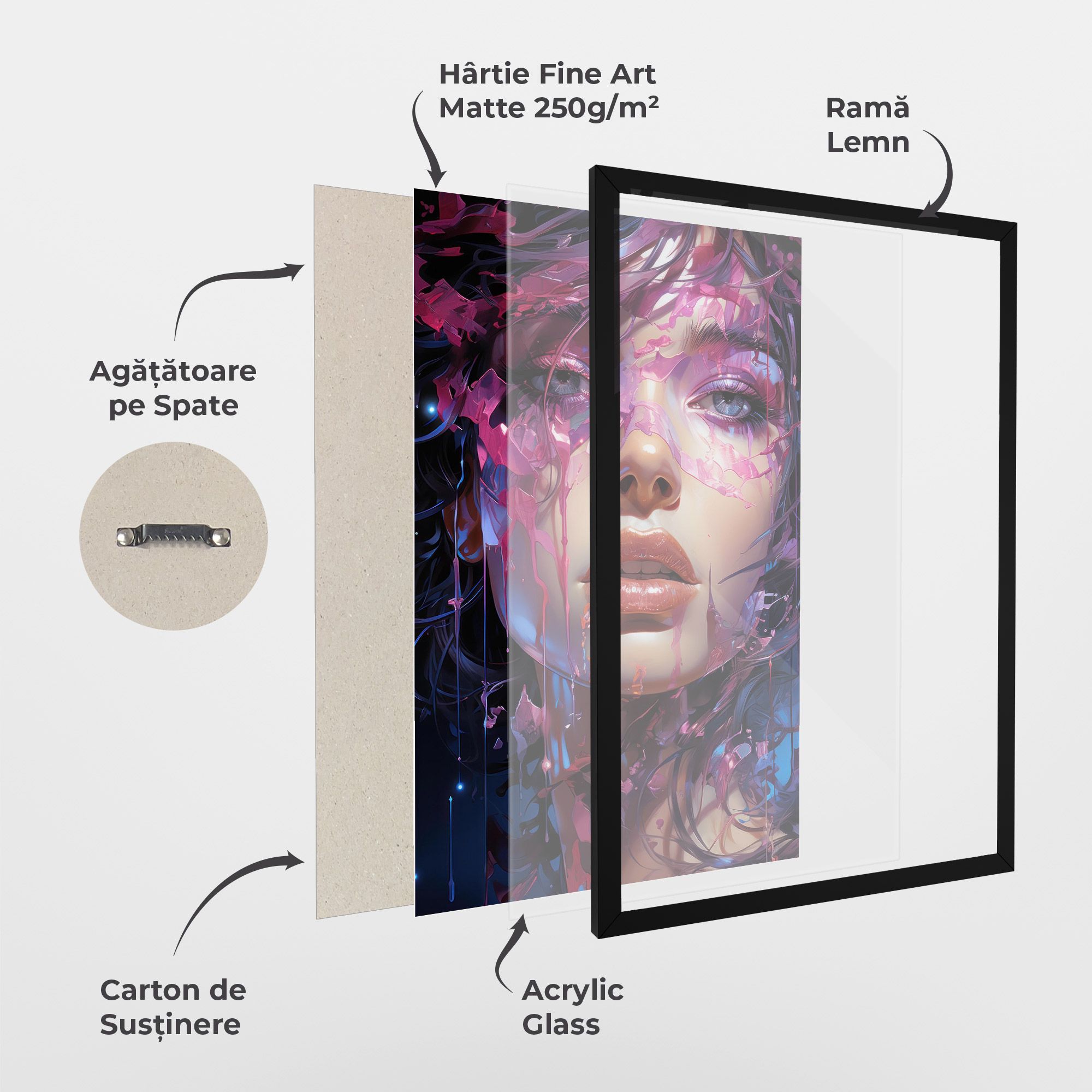 Cute Purple Girl mockup 1