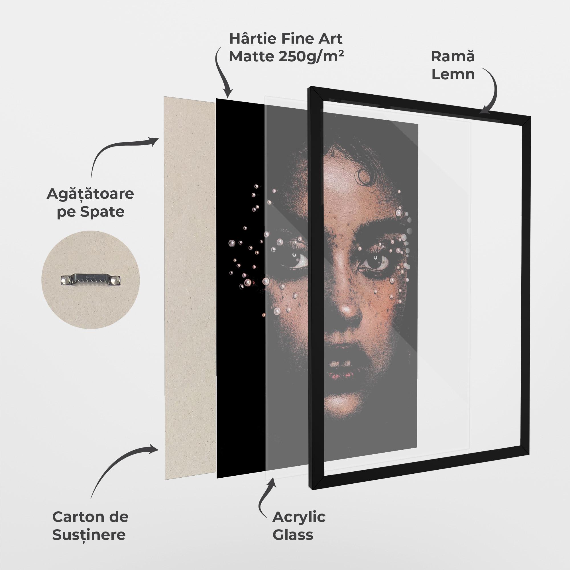 Poster Înrămat Pearl Portrait mockup 1