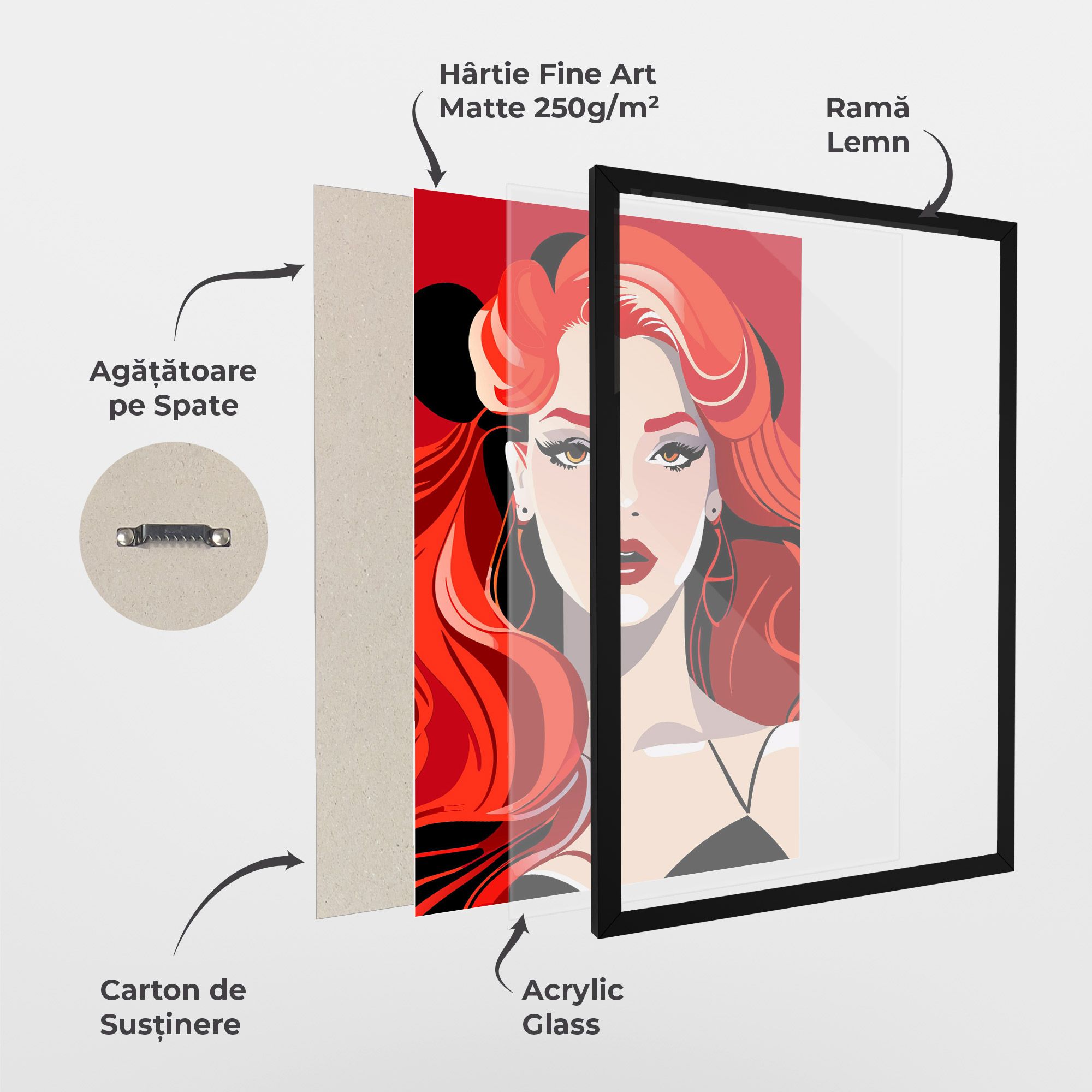 Red Hair Portrait mockup 1
