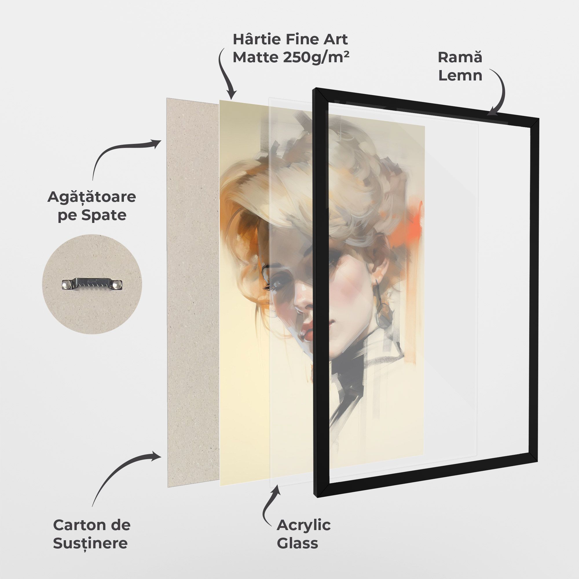 Rockabilly Blonde Girl mockup 1